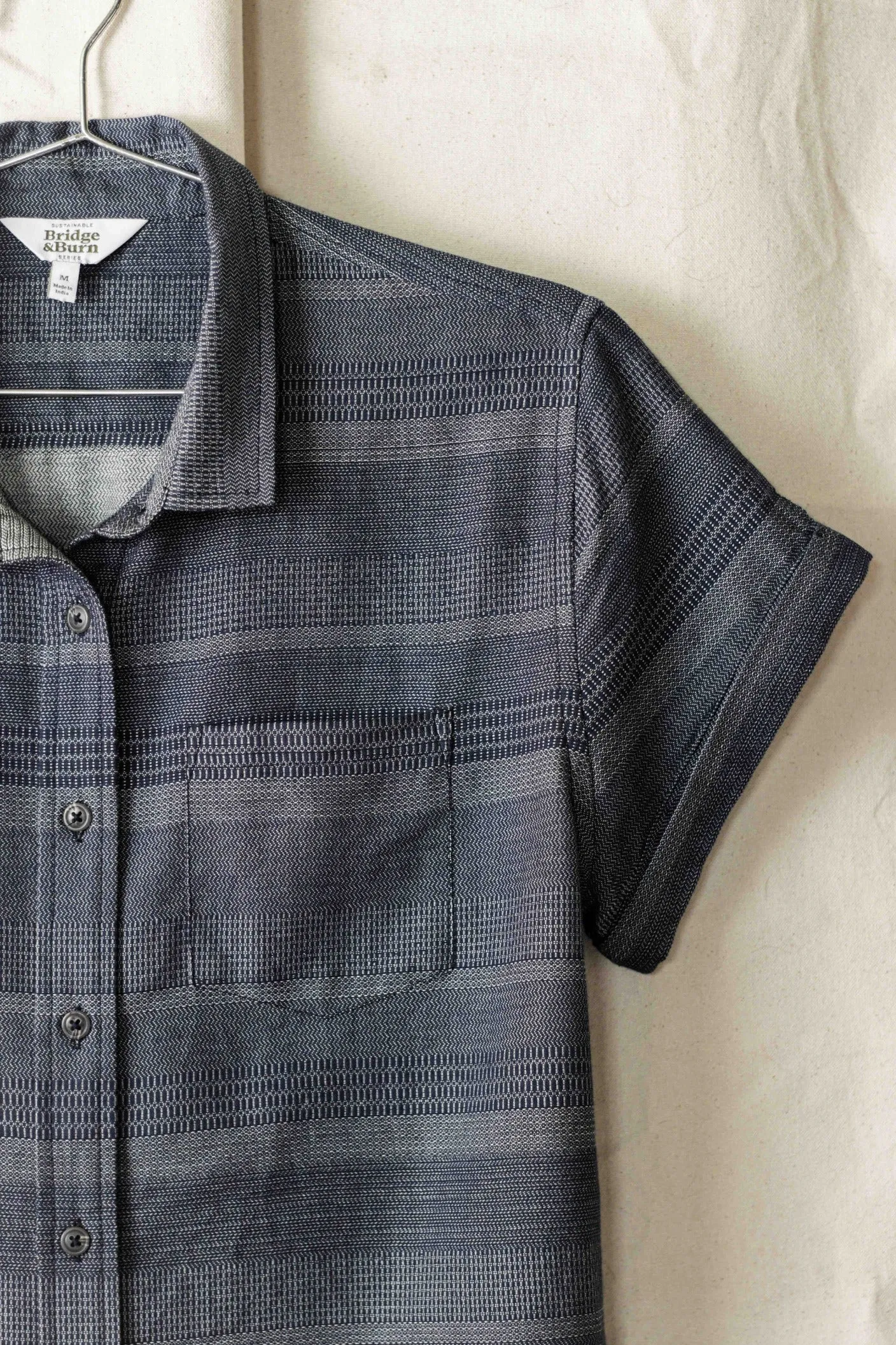 Bea Shirt / Cascade Weave sold by Bridge & Burn product image thumbnail 5