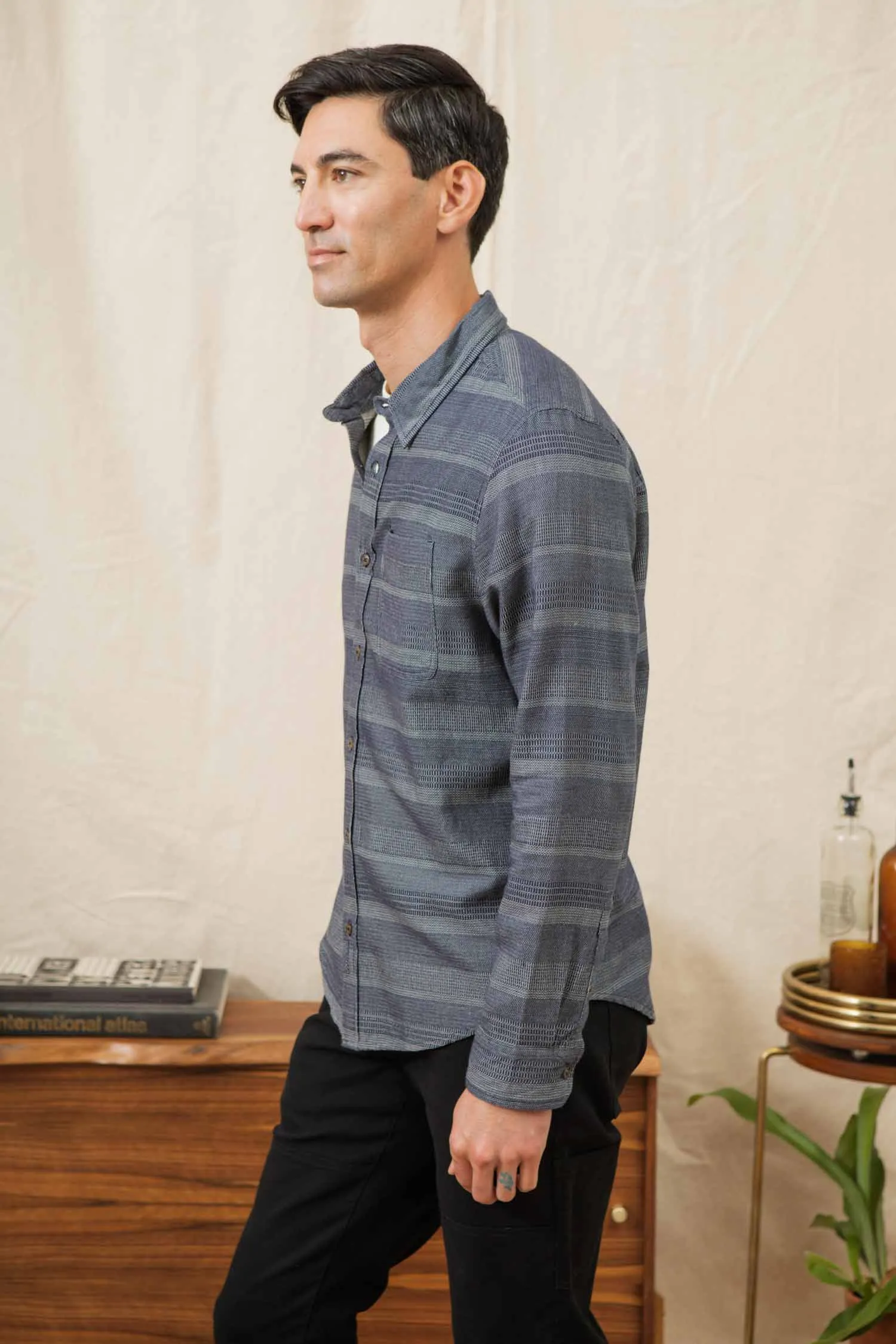Jude Shirt / Cascade Weave sold by Bridge & Burn product image thumbnail 3