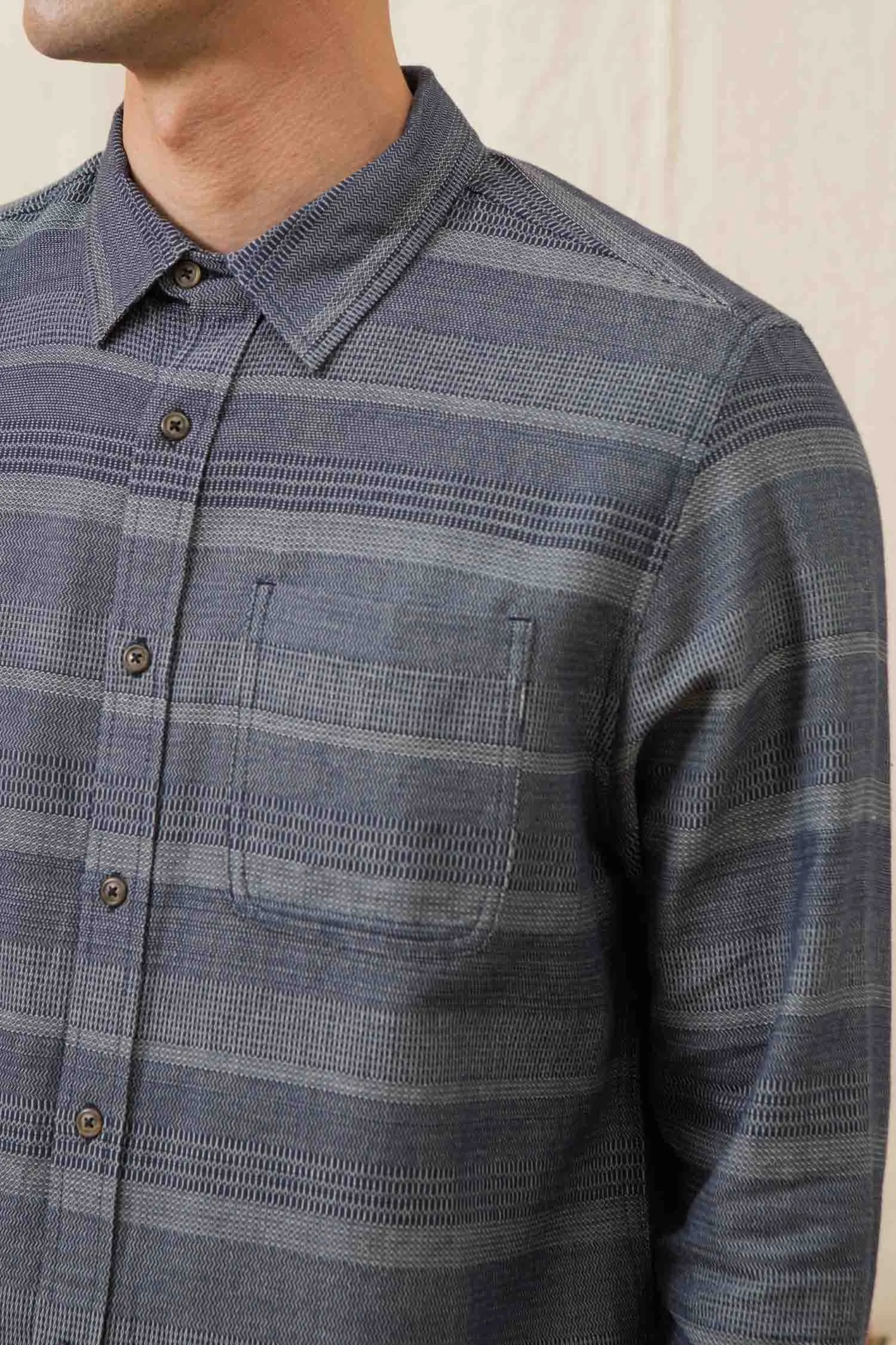 Jude Shirt / Cascade Weave sold by Bridge & Burn product image thumbnail 5