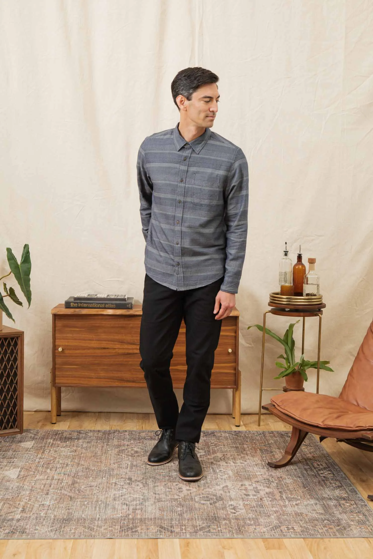 Jude Shirt / Cascade Weave sold by Bridge & Burn product image thumbnail 4