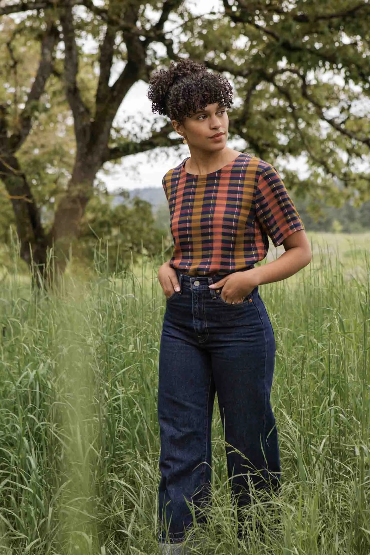 Leona Shirt / Alpenglow Stripe sold by Bridge & Burn product image thumbnail 5