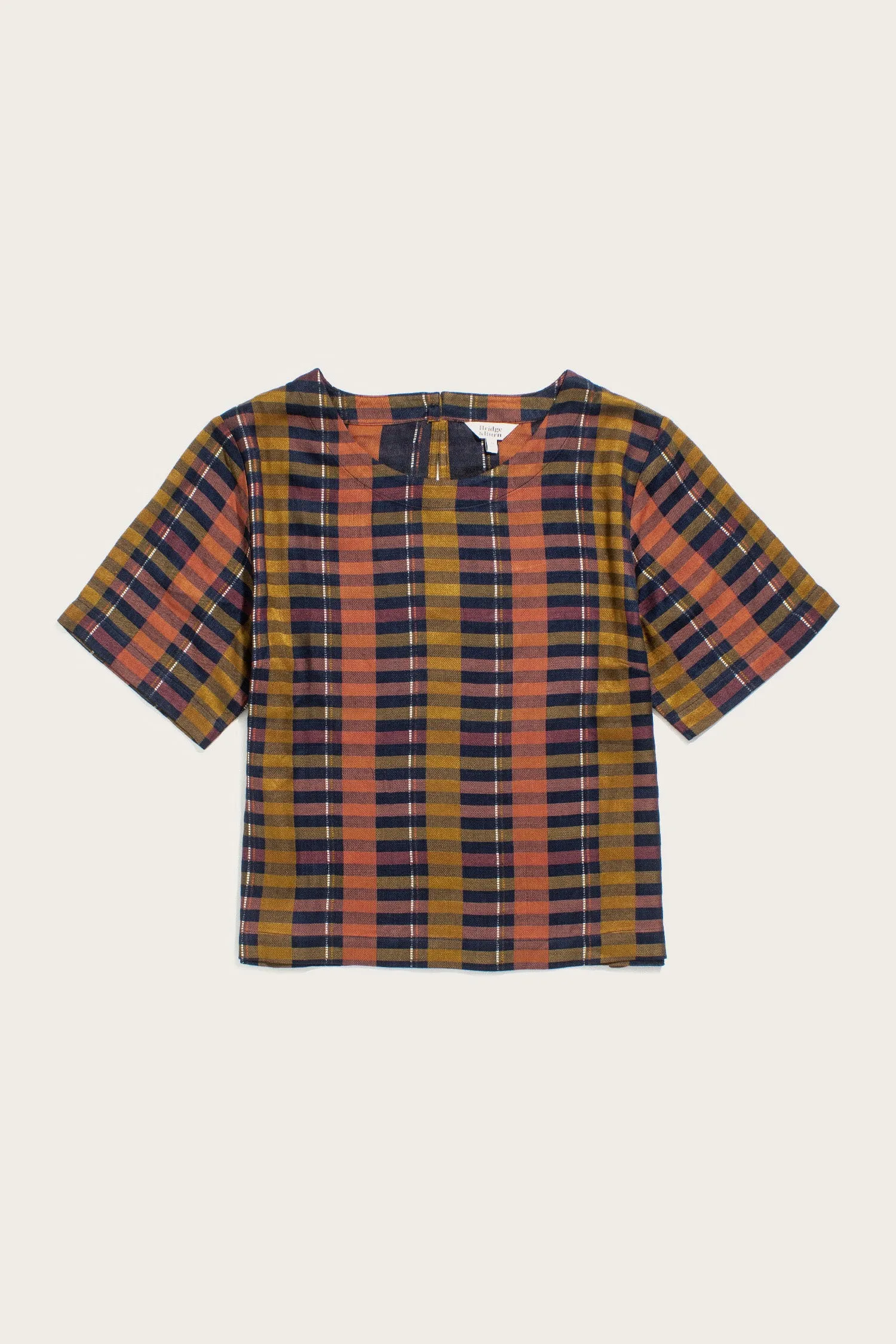 Leona Shirt / Alpenglow Stripe sold by Bridge & Burn