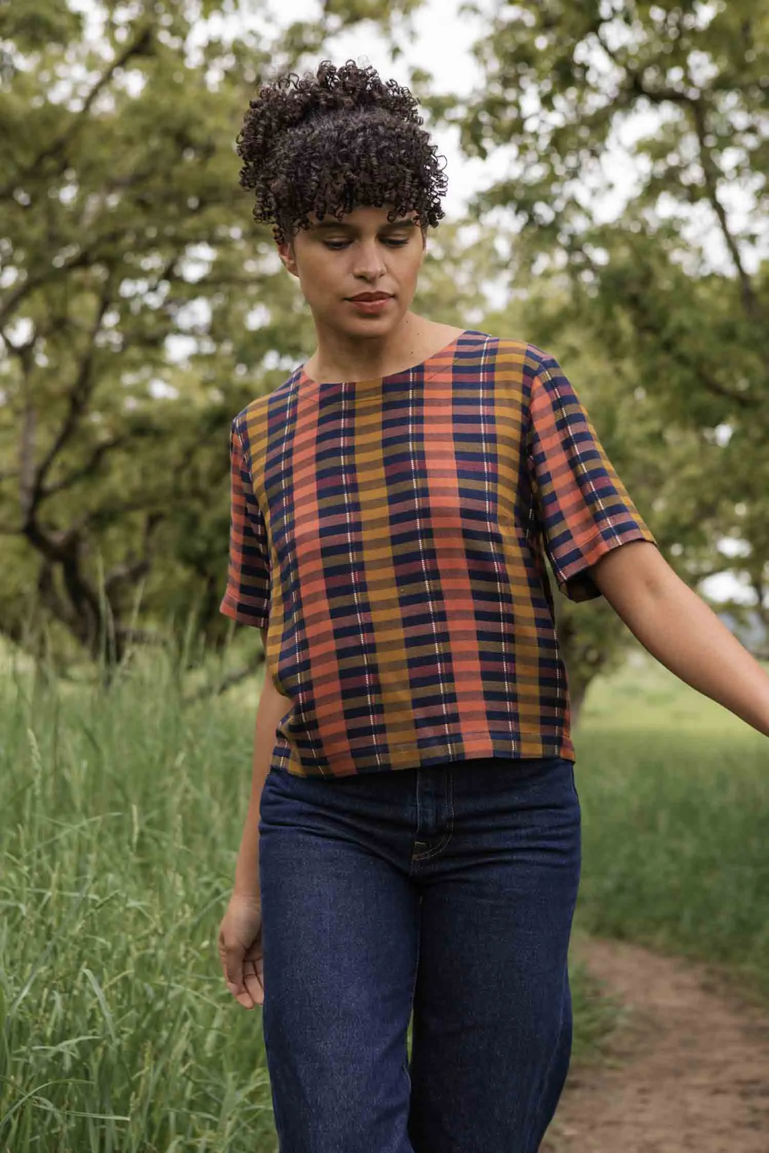 Leona Shirt / Alpenglow Stripe sold by Bridge & Burn product image thumbnail 2