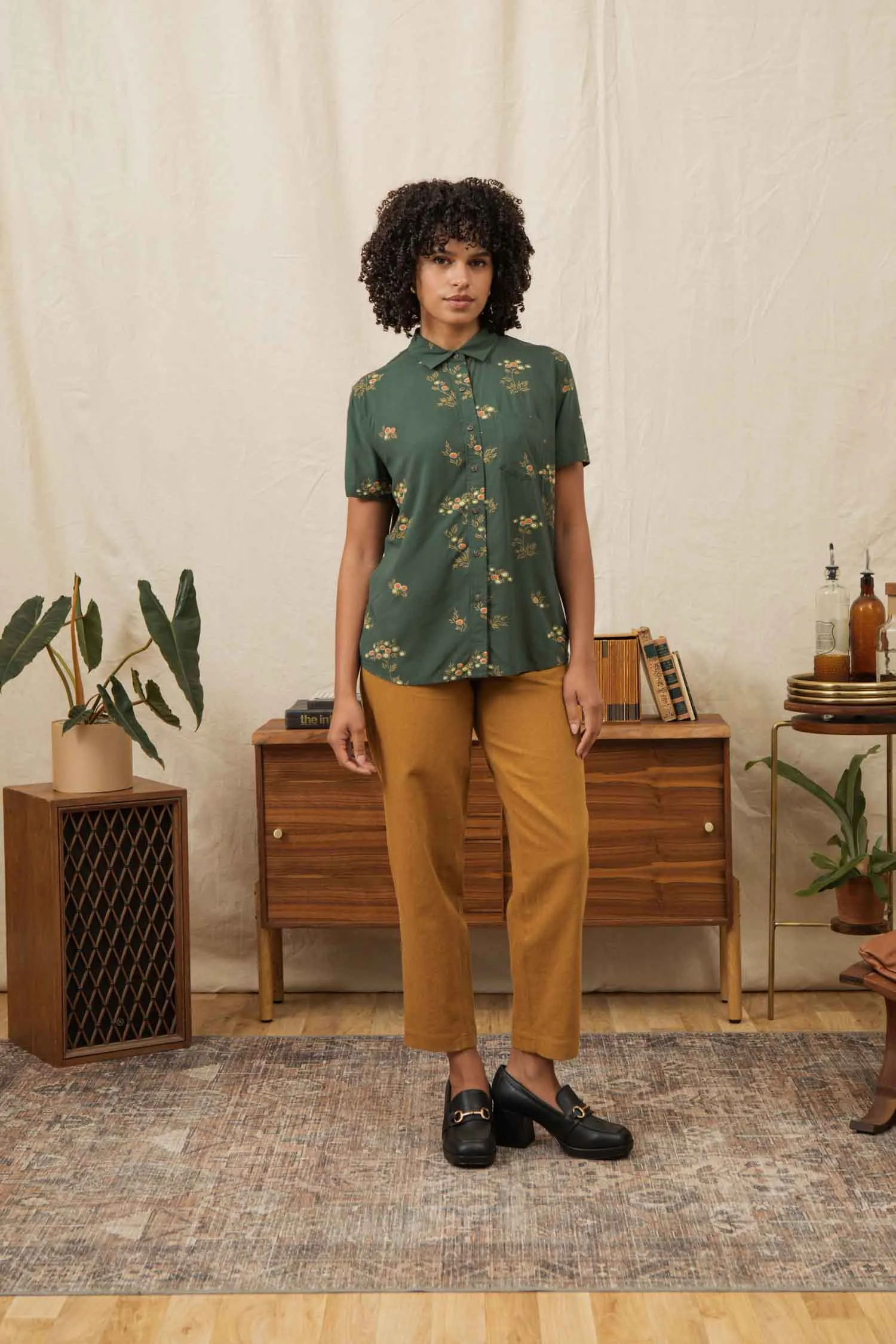 Lana Shirt / Woodland Bloom sold by Bridge & Burn product image thumbnail 3