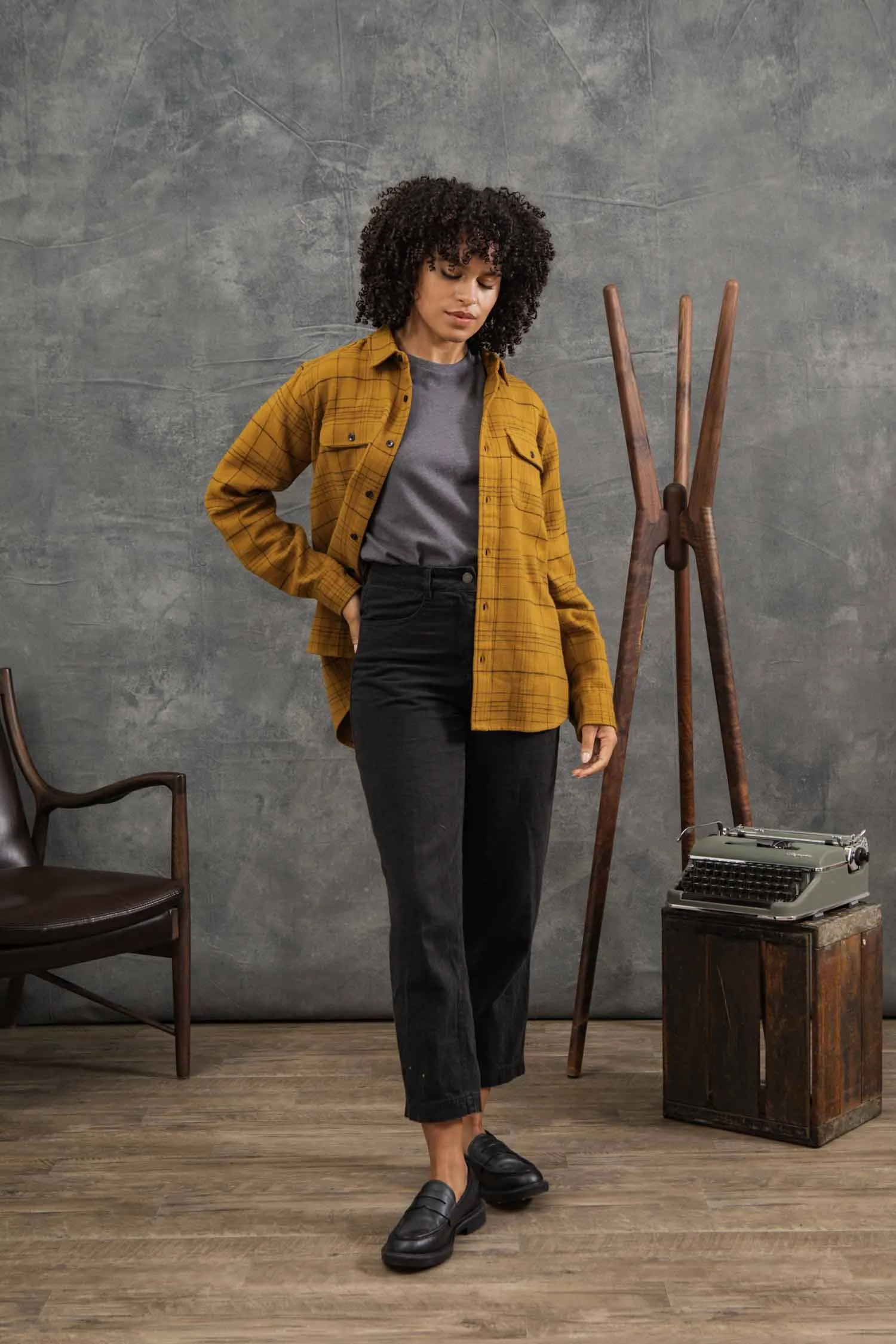 Lenon Shirt / Golden Horizon Plaid sold by Bridge & Burn product image thumbnail 4