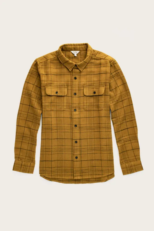 Lenon Shirt / Golden Horizon Plaid sold by Bridge & Burn