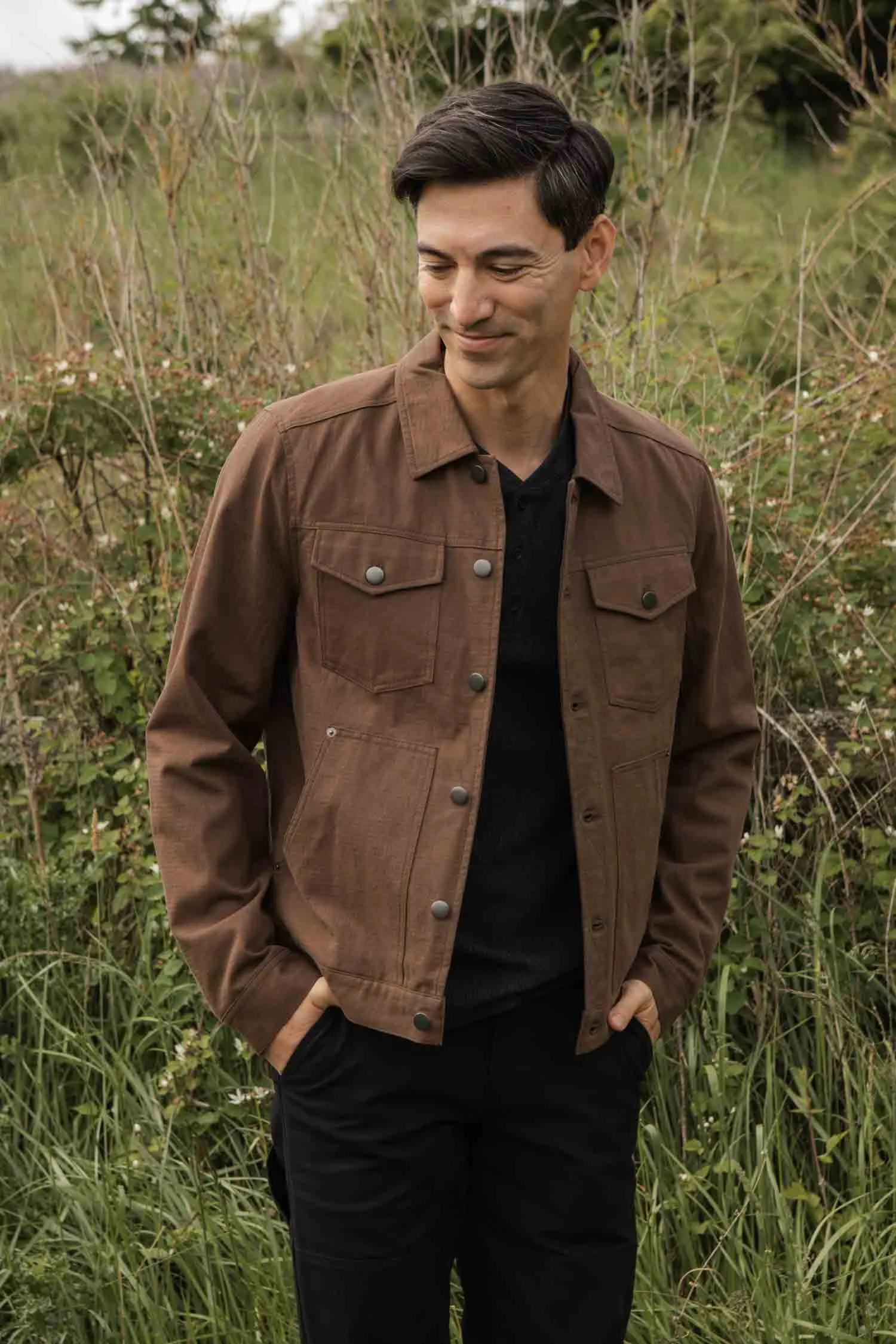 Burl Trucker Jacket / Walnut sold by Bridge & Burn product image thumbnail 2