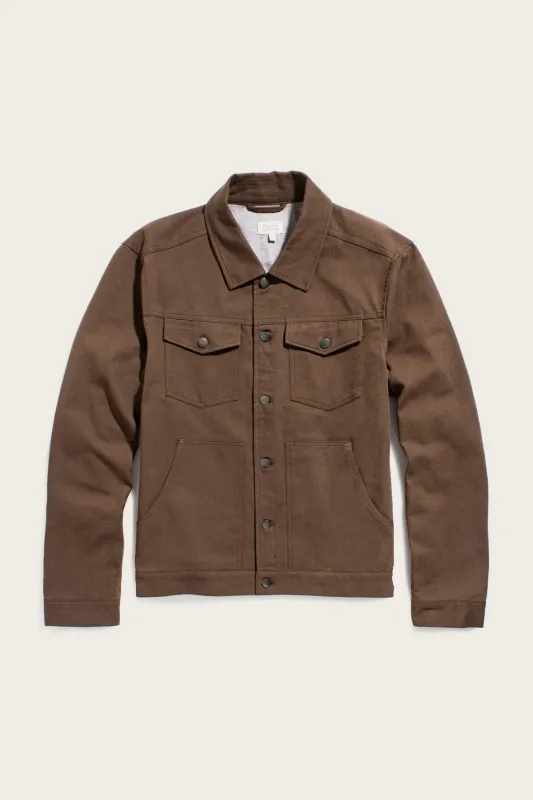 Burl Trucker Jacket / Walnut sold by Bridge & Burn