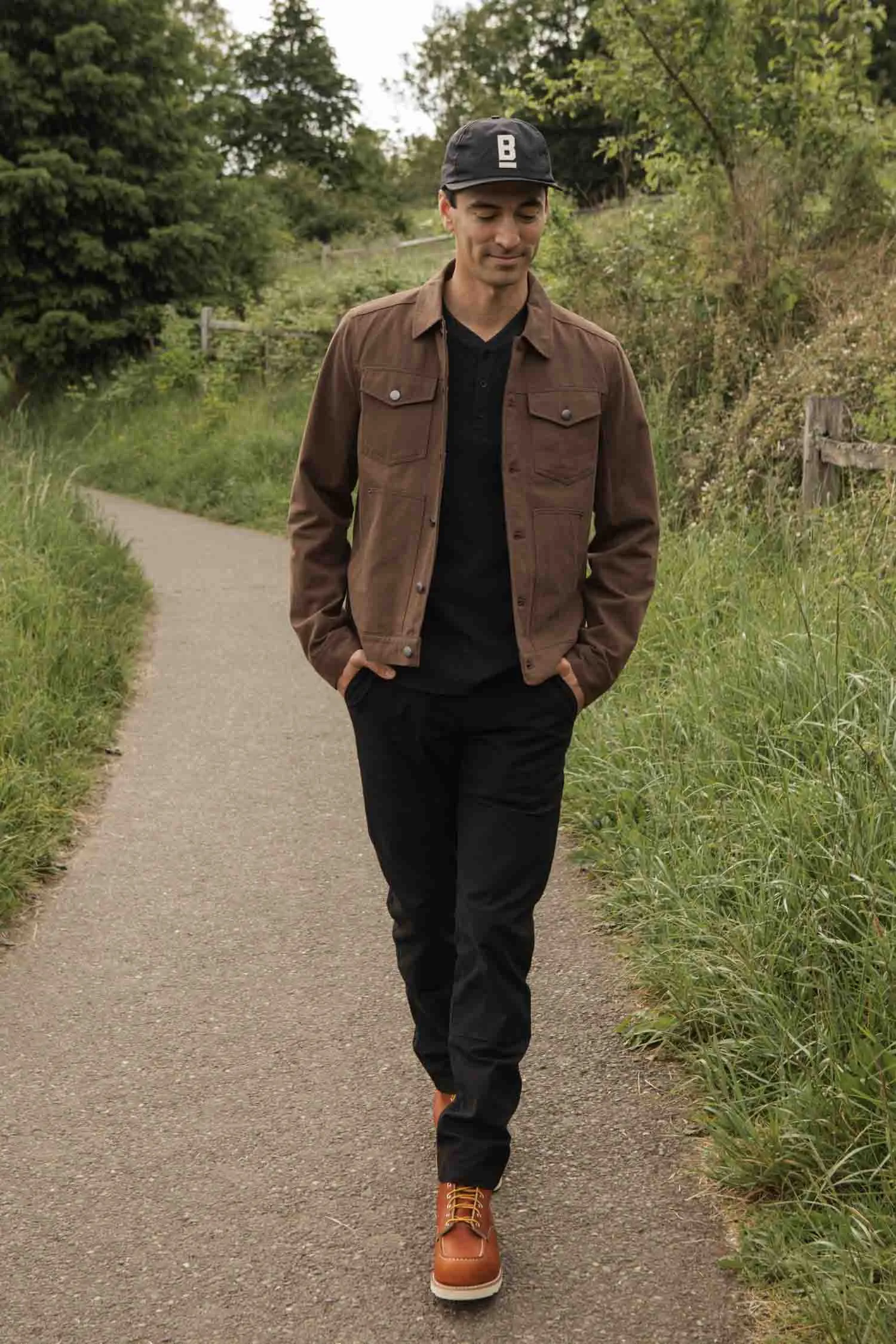 Burl Trucker Jacket / Walnut sold by Bridge & Burn product image thumbnail 4