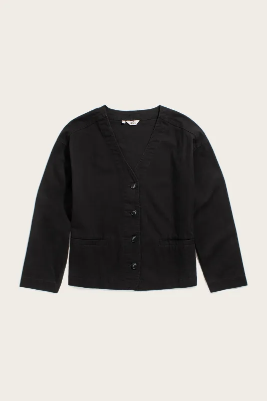 Lee Jacket / Black Canvas sold by Bridge & Burn