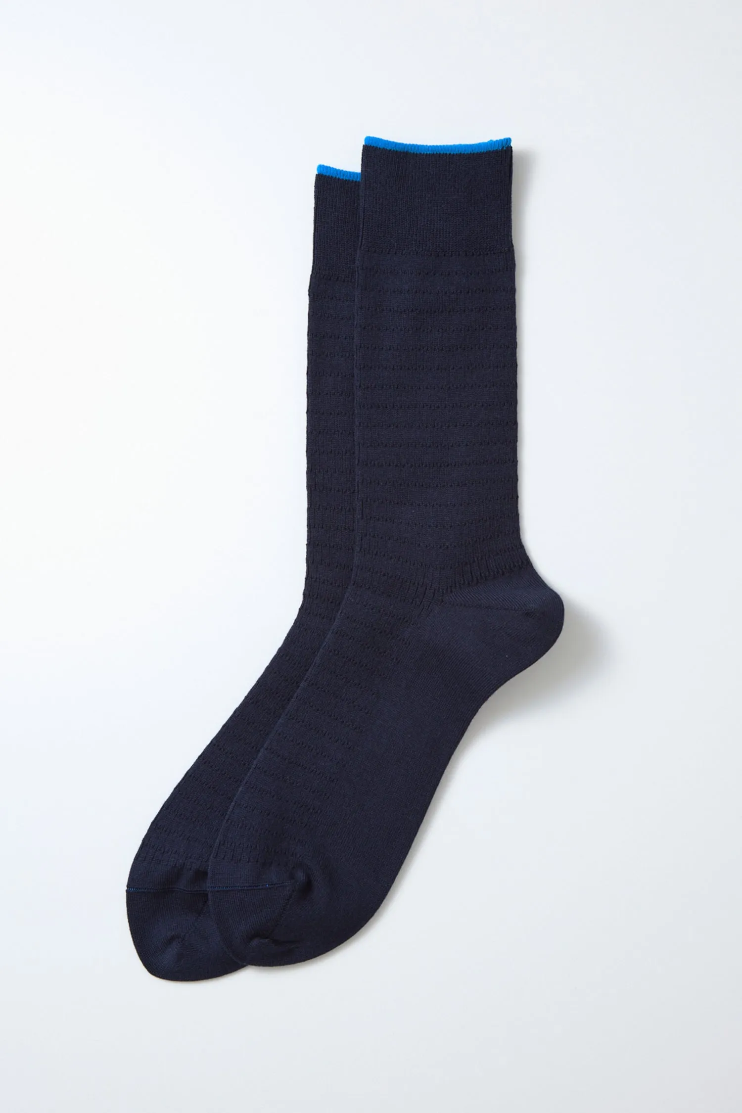 RoToTo Cotton Thermal Socks / Navy sold by Bridge & Burn