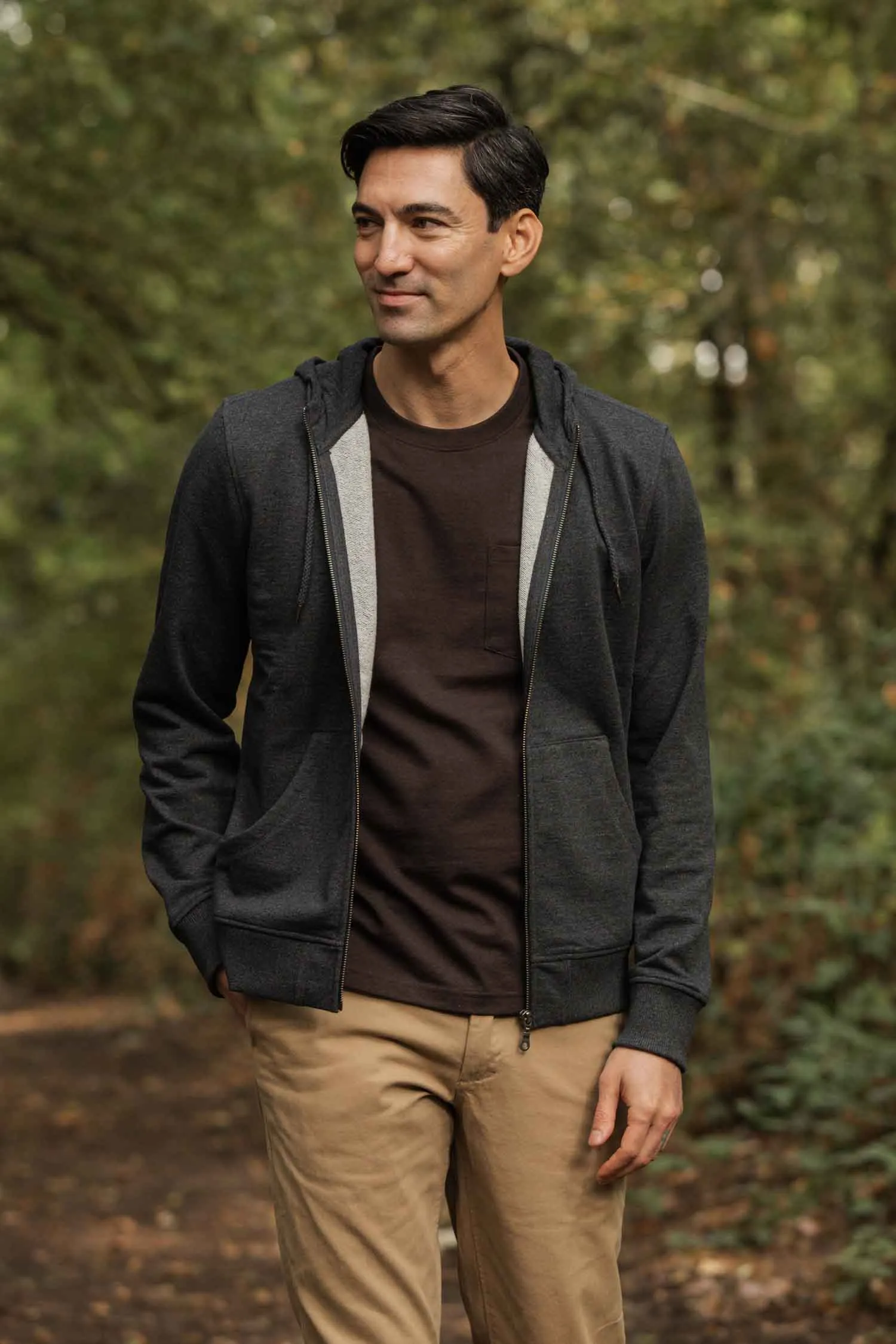 Ridge Hoodie / Graphite sold by Bridge & Burn product image thumbnail 2