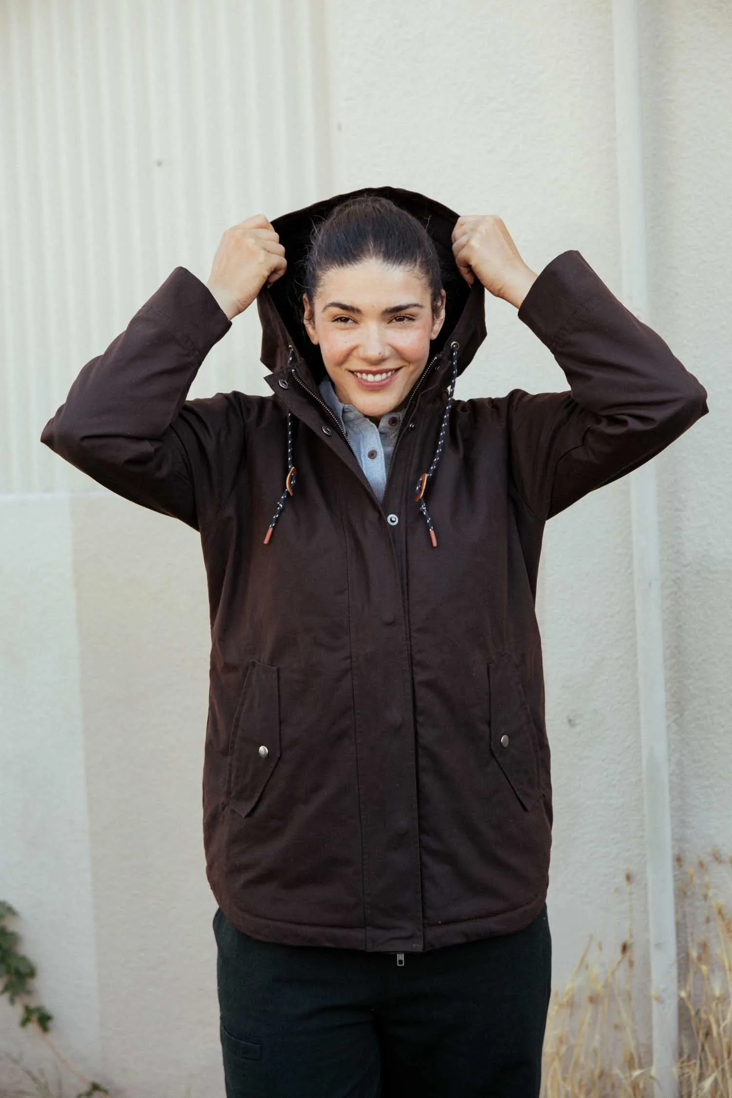 Sequoia Parka / Umber Waxed Canvas sold by Bridge & Burn product image thumbnail 3