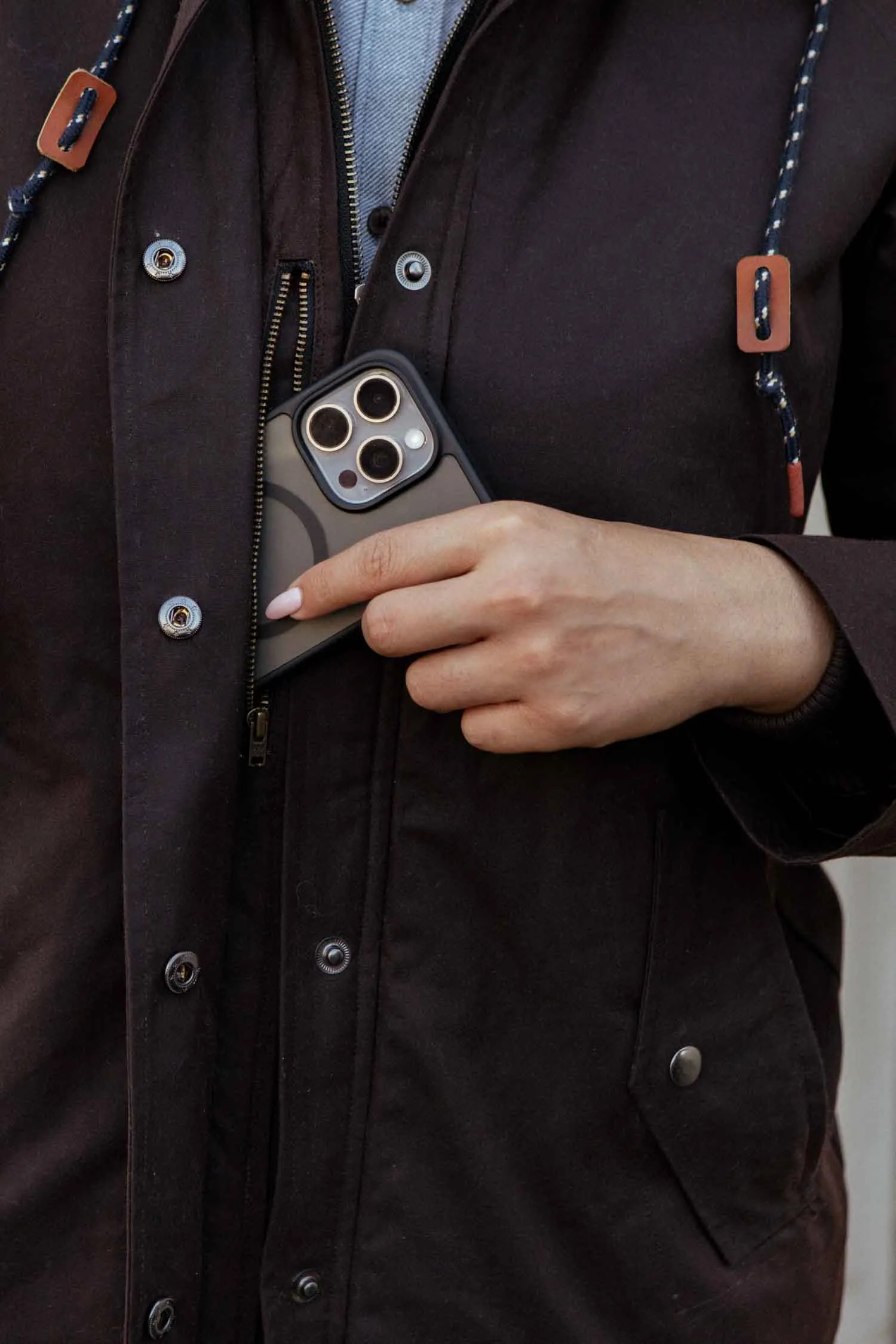 Sequoia Parka / Umber Waxed Canvas sold by Bridge & Burn product image thumbnail 5