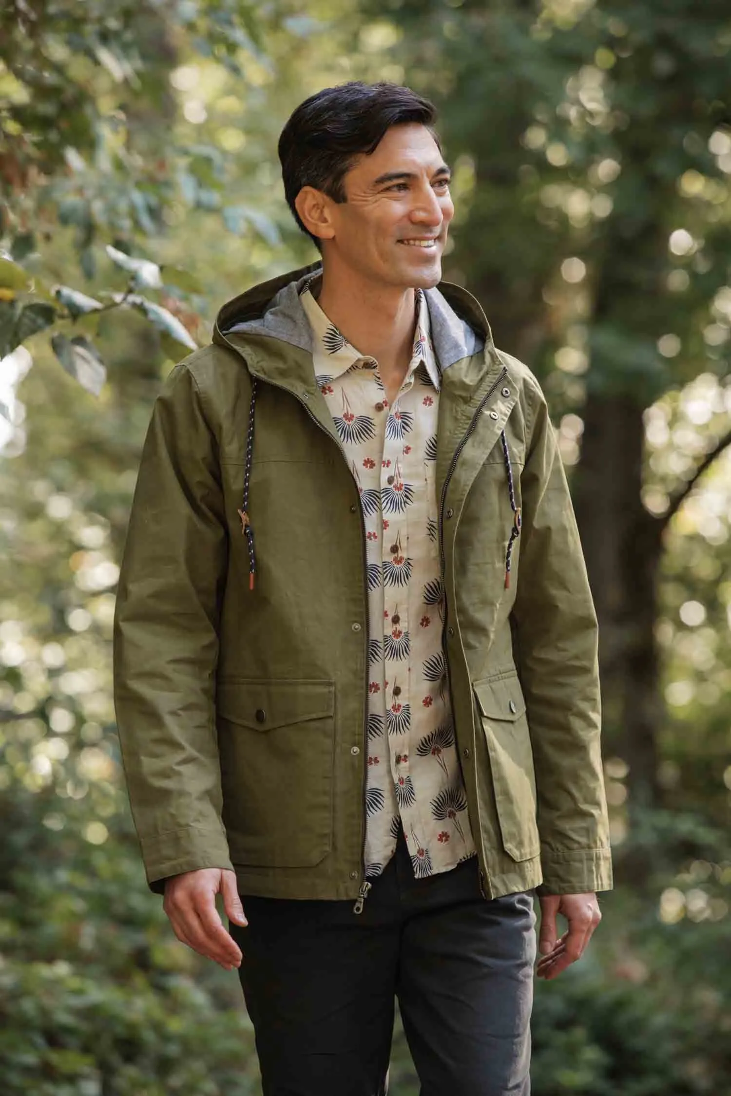 Marshall Jacket / Olive Waxed Canvas sold by Bridge & Burn product image thumbnail 4