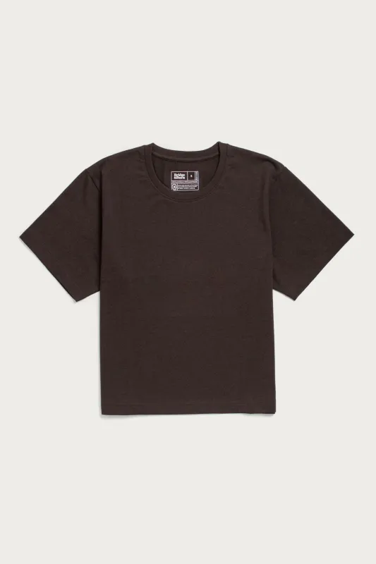 Recycled Boxy Tee / Truffle sold by Bridge & Burn