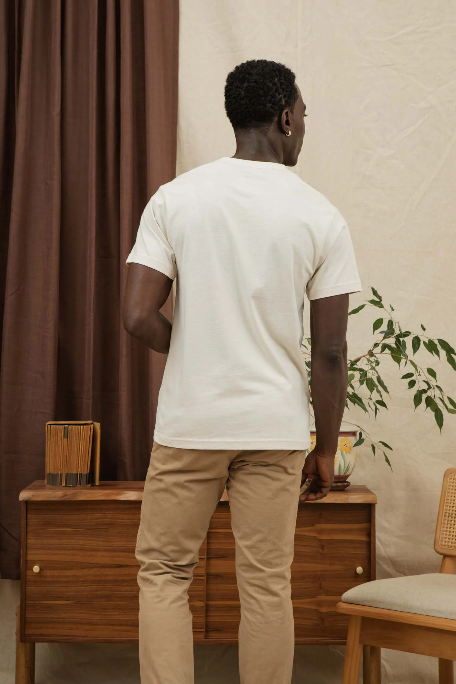 Recycled Pocket Tee / Ivory sold by Bridge & Burn product image thumbnail 5