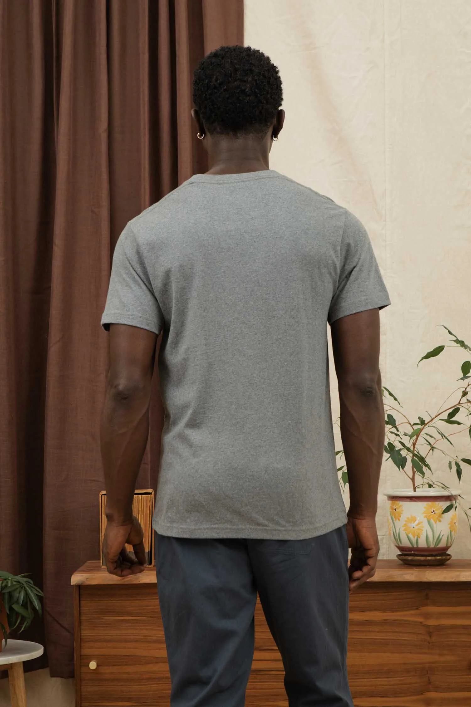 Recycled Pocket Tee / Grey Heather sold by Bridge & Burn product image thumbnail 5