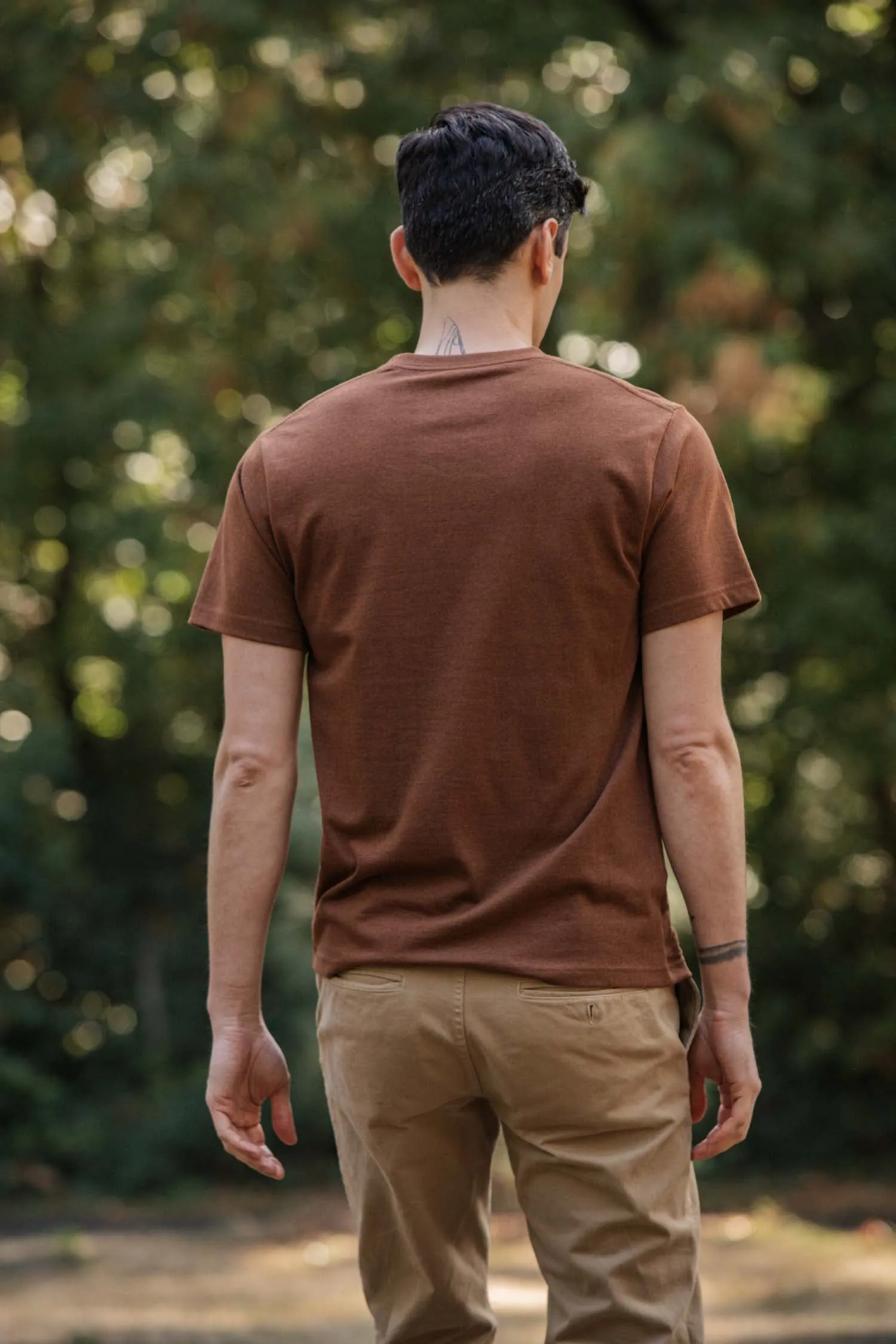 Recycled Pocket Tee / Bronze sold by Bridge & Burn product image thumbnail 5