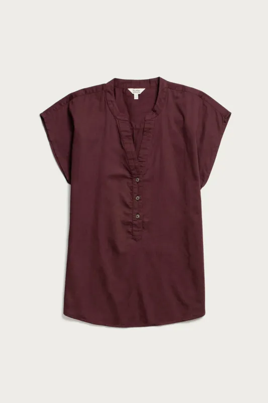 Ladd Shirt / Burgundy sold by Bridge & Burn