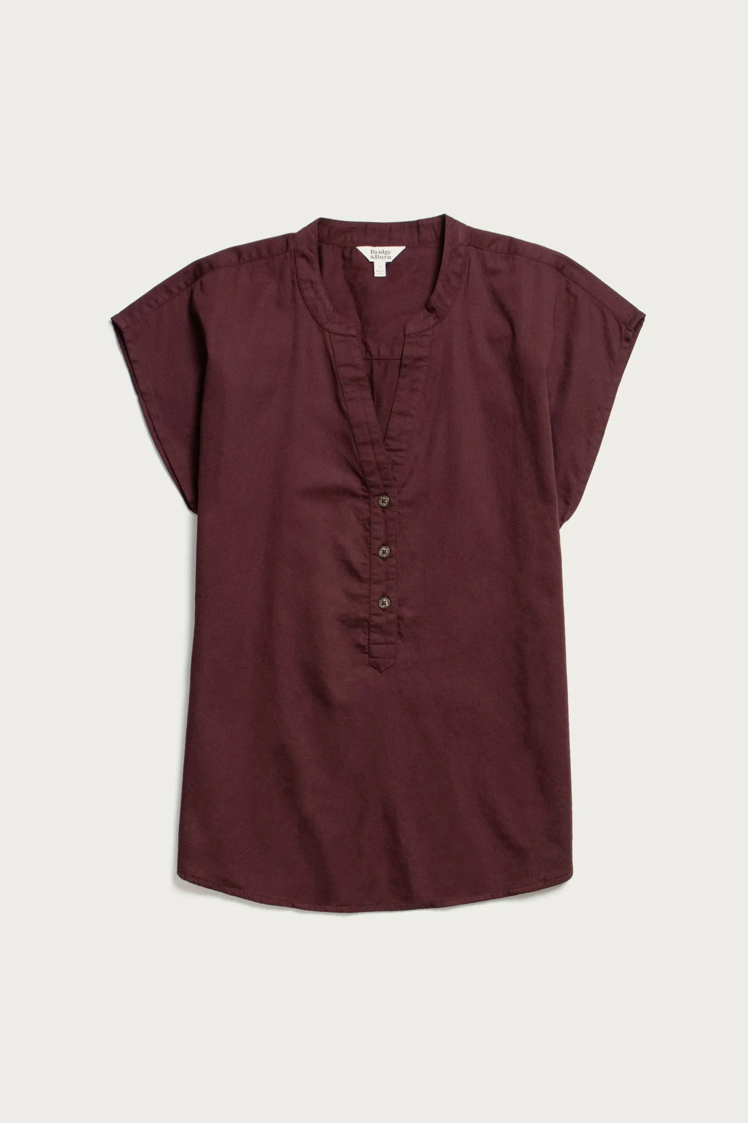 Ladd Shirt / Burgundy sold by Bridge & Burn