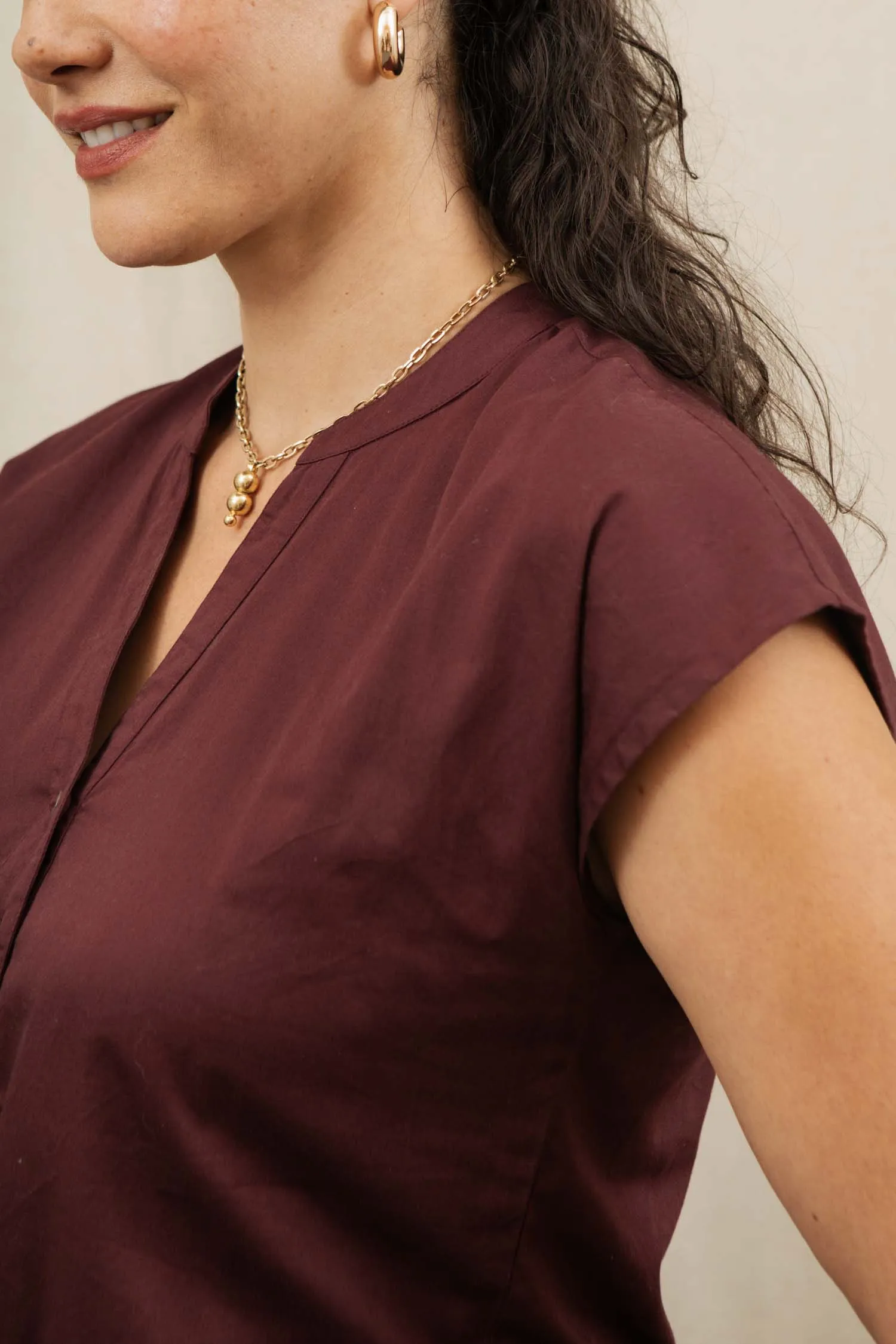 Ladd Shirt / Burgundy sold by Bridge & Burn product image thumbnail 5