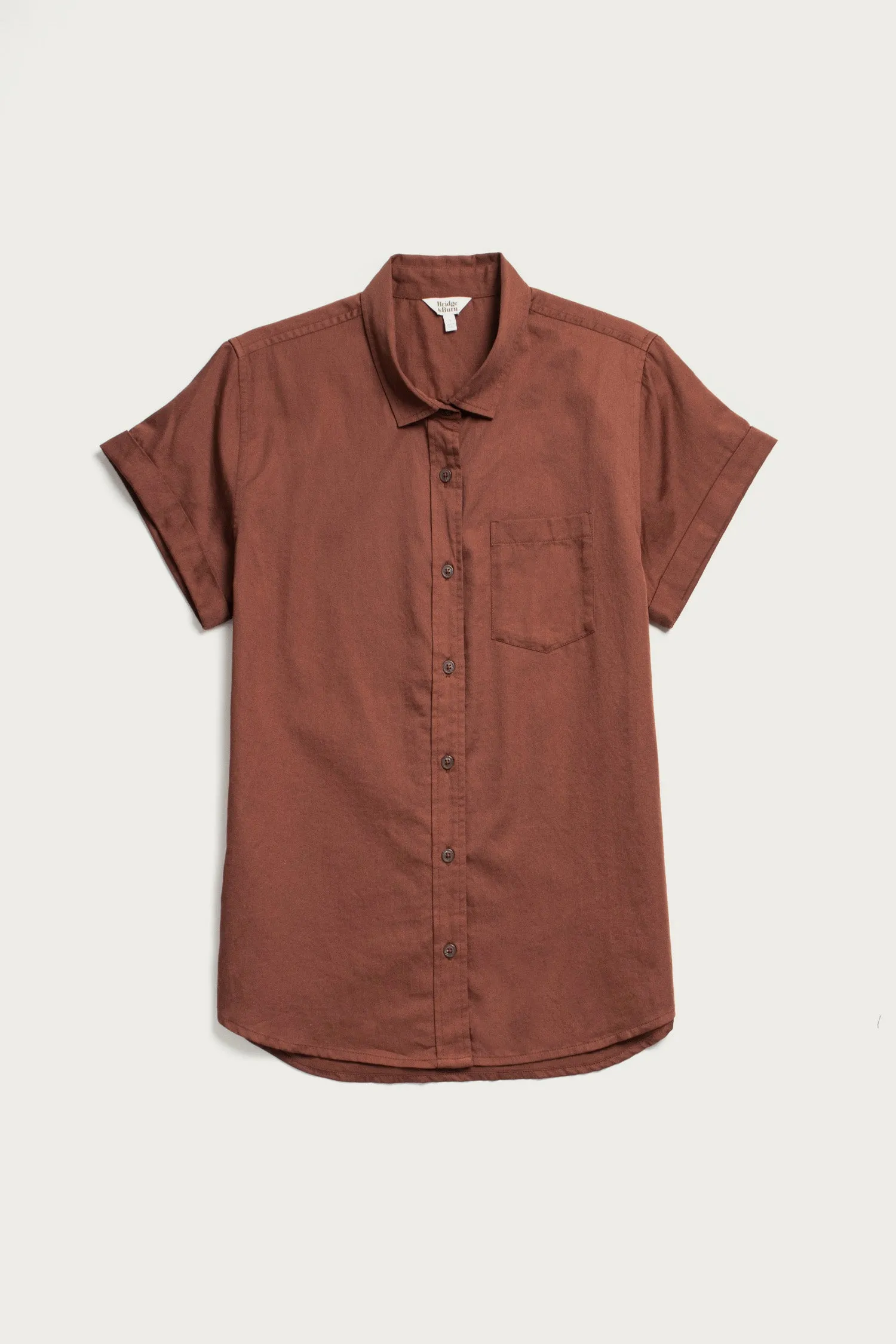 Bea Shirt / Copper sold by Bridge & Burn