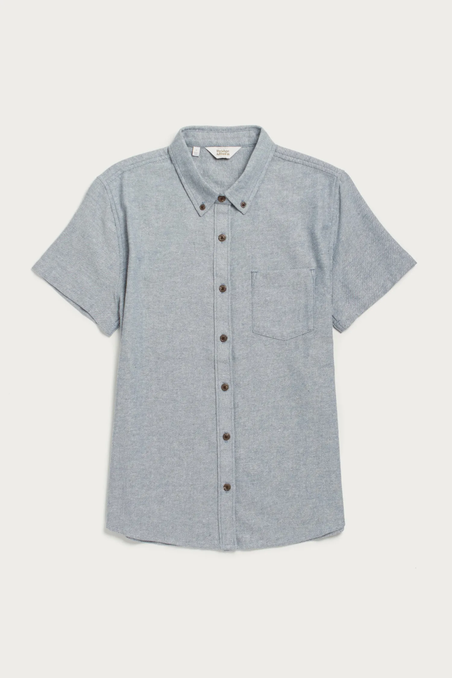 Juniper Shirt / Denim Twill sold by Bridge & Burn