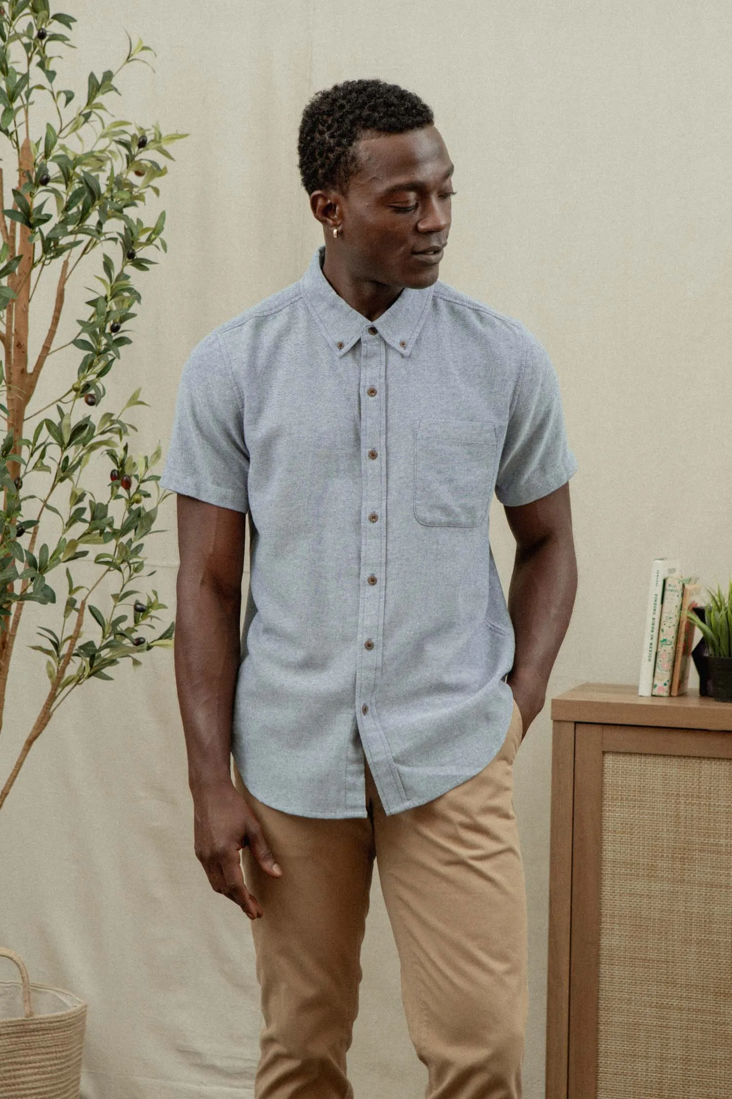 Bryce Shirt / Denim Twill sold by Bridge & Burn product image thumbnail 2