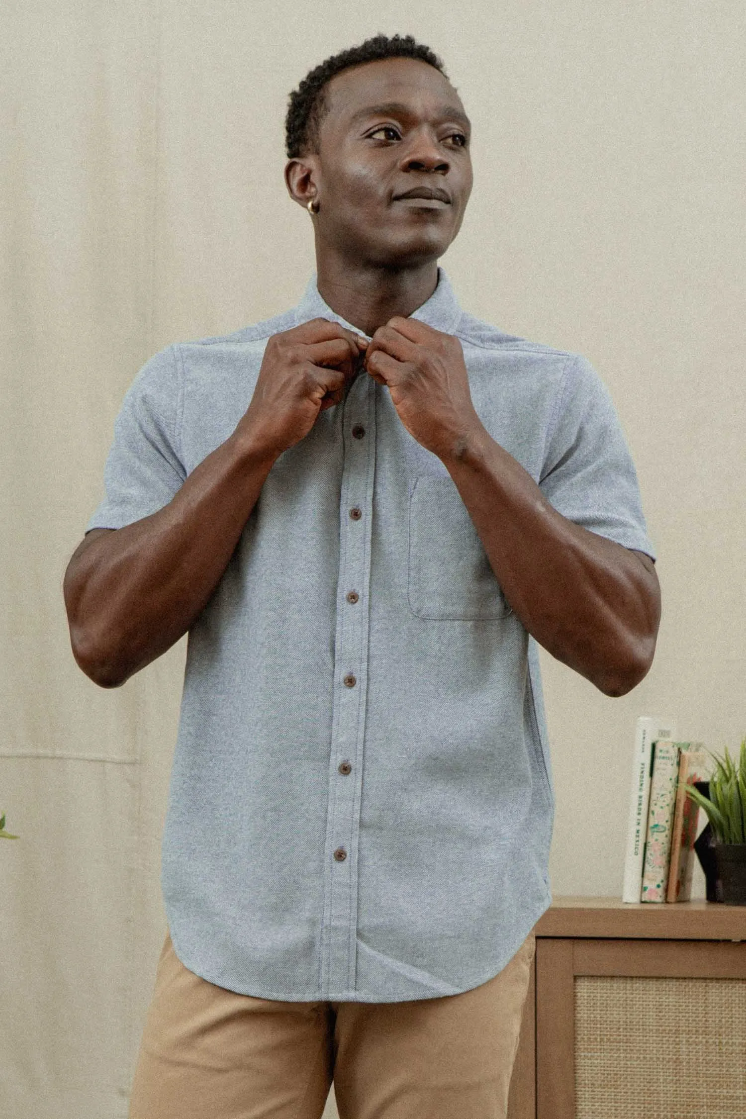 Bryce Shirt / Denim Twill sold by Bridge & Burn product image thumbnail 3