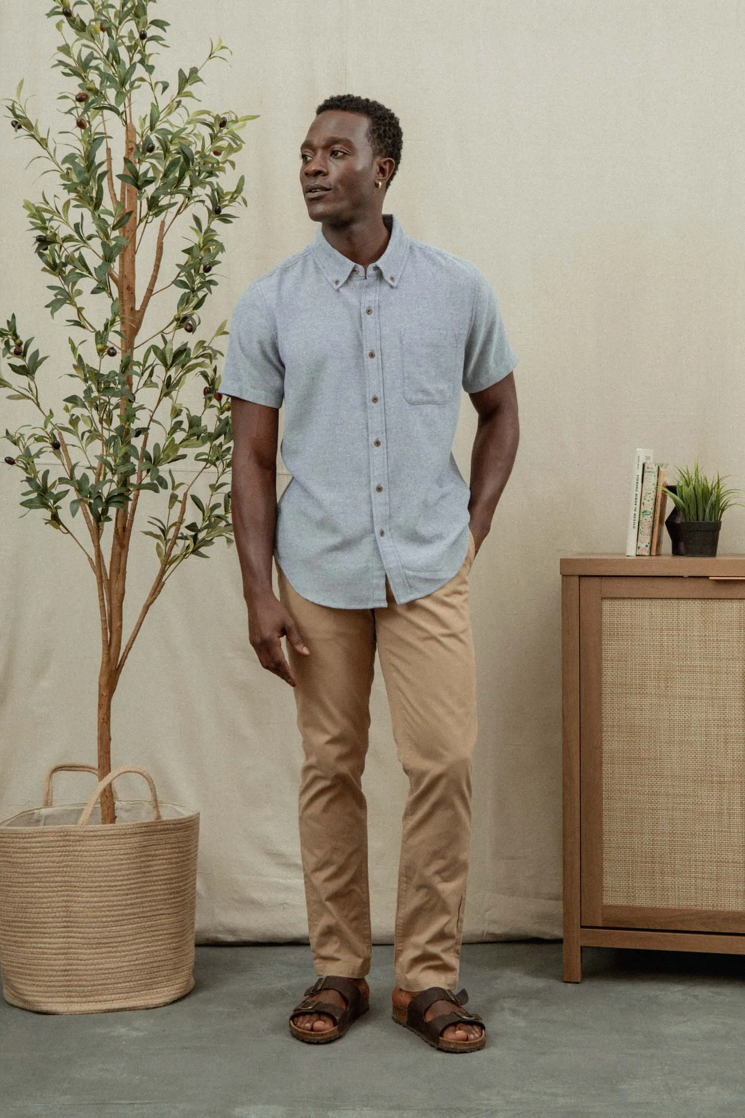 Bryce Shirt / Denim Twill sold by Bridge & Burn product image thumbnail 4