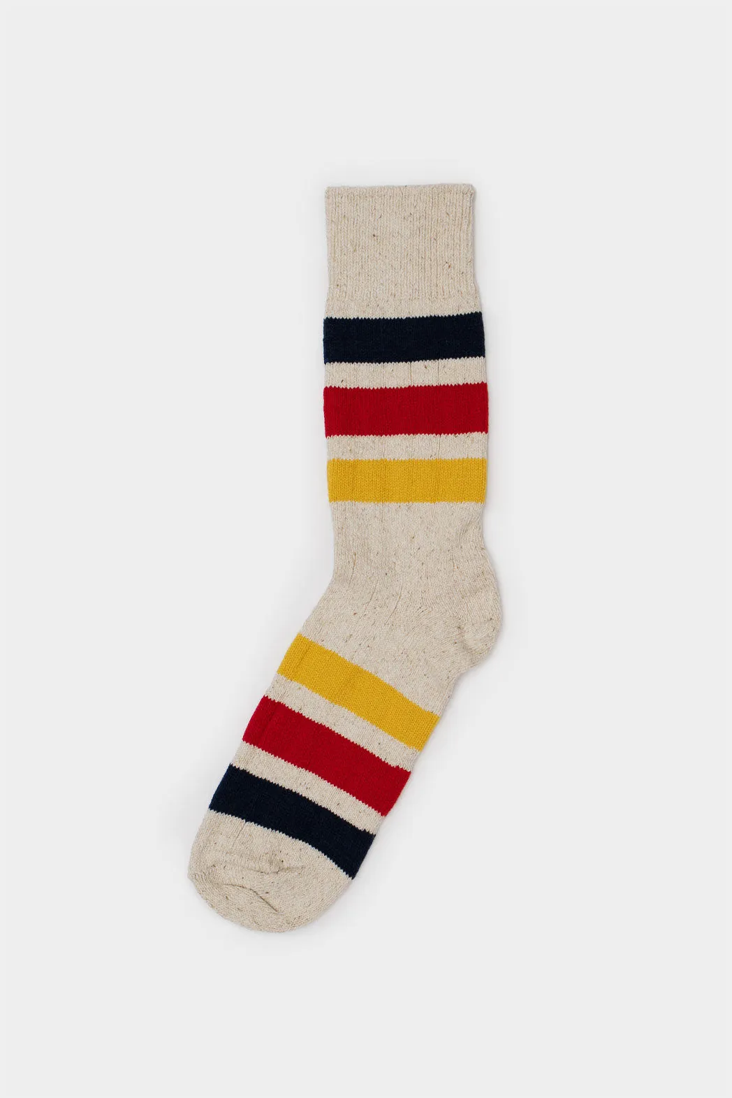 RoToTo Park Stripe Crew Socks / Ivory sold by Bridge & Burn product image thumbnail 3