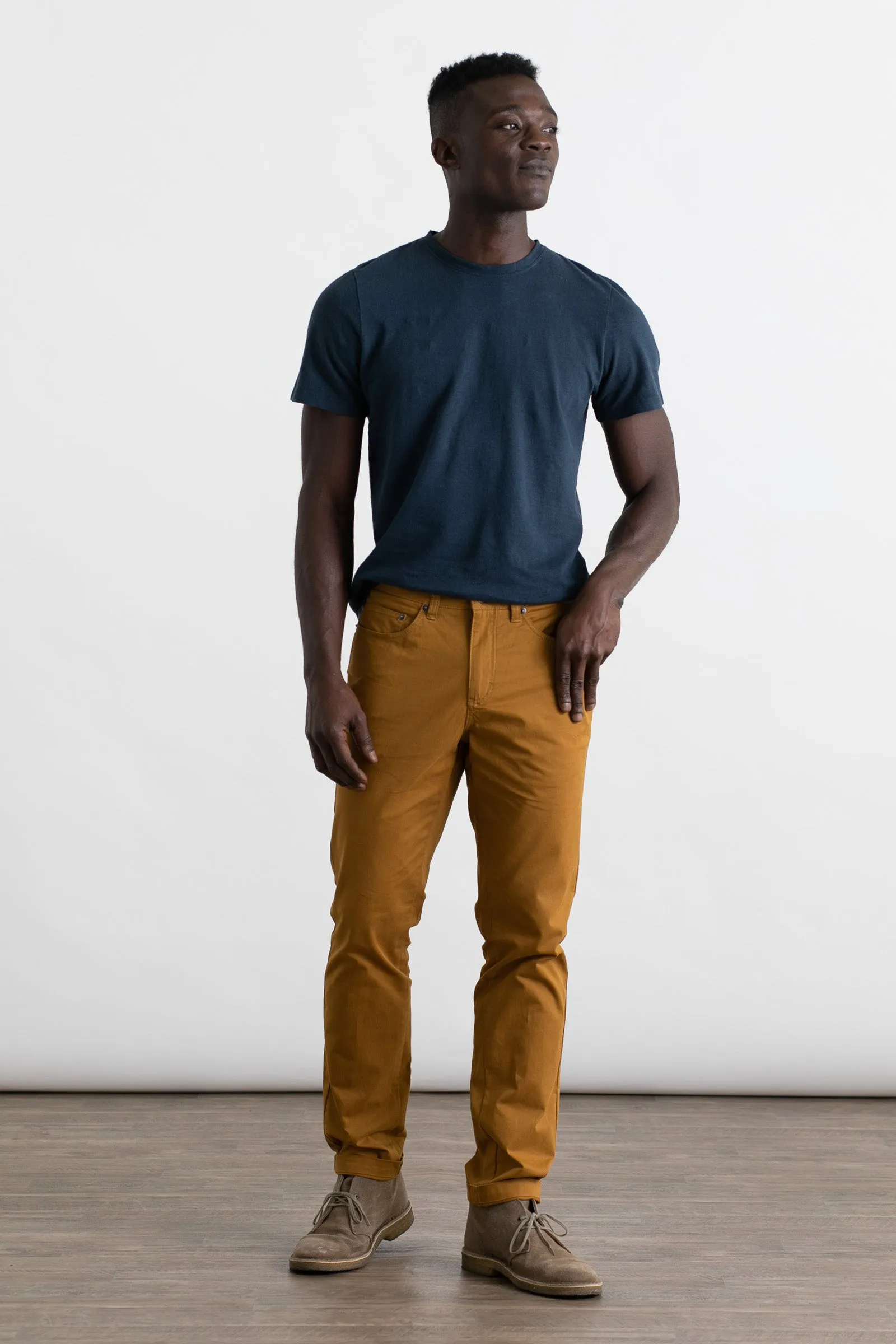 Bradley Slim Pant / Flax sold by Bridge & Burn product image thumbnail 4