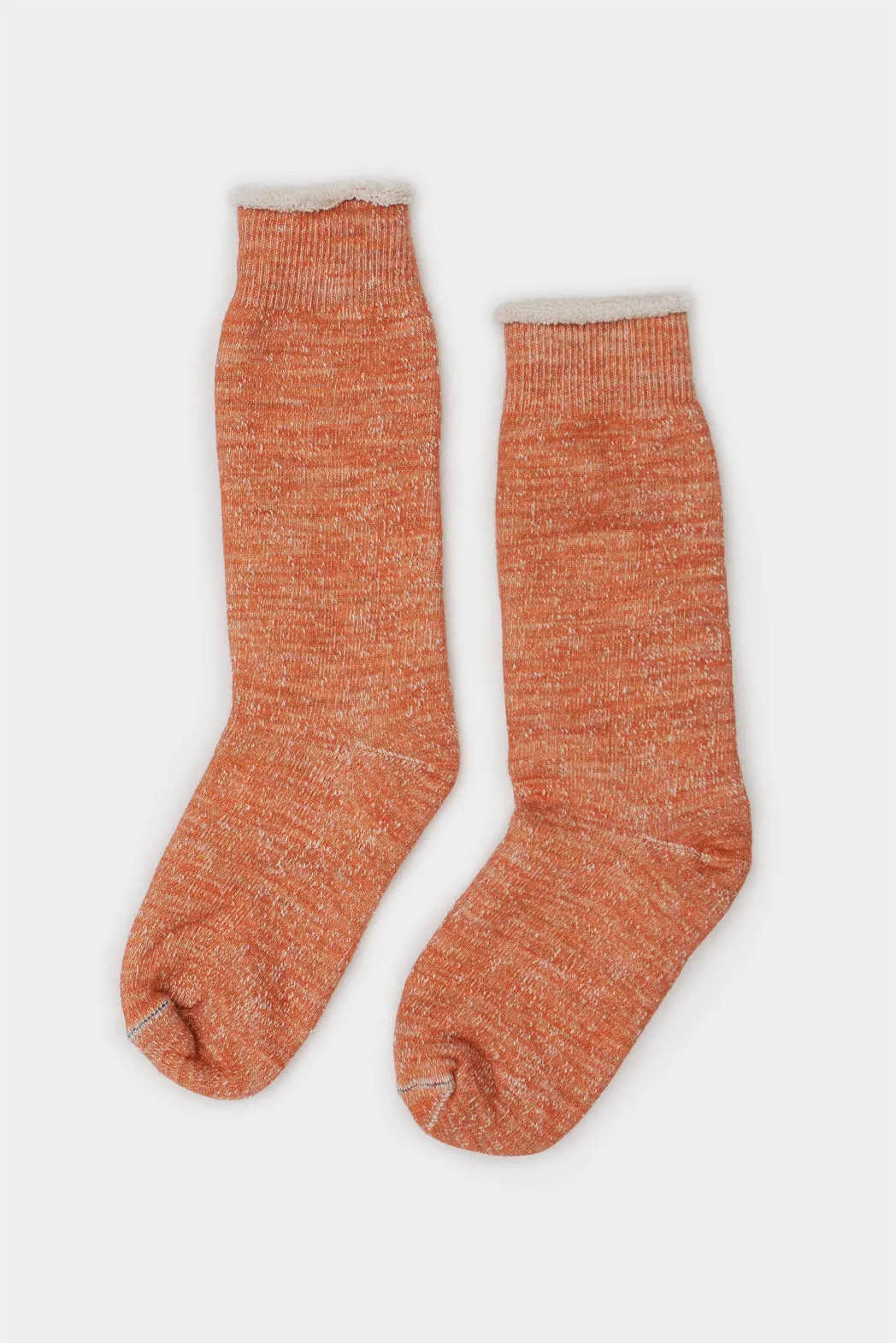 RoToTo Double Face Crew Socks / Orange sold by Bridge & Burn product image thumbnail 2