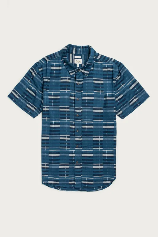 Emerson Slim Shirt / Stormcrest Stripe made by Bridge & Burn