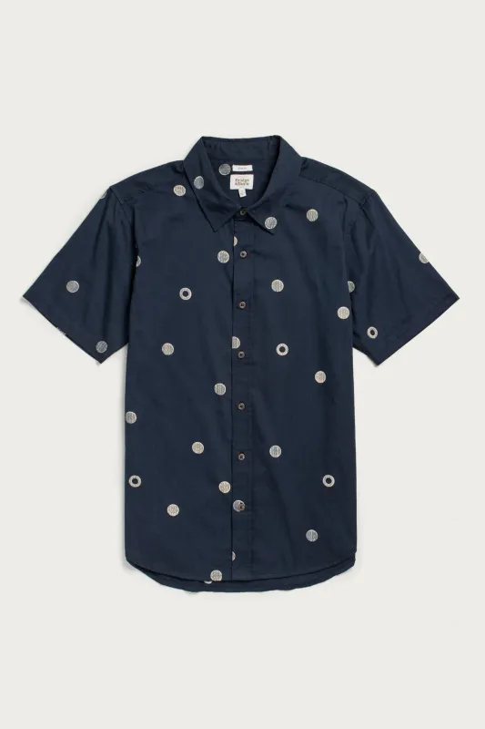 Emerson Slim Shirt / Lunar Polka made by Bridge & Burn