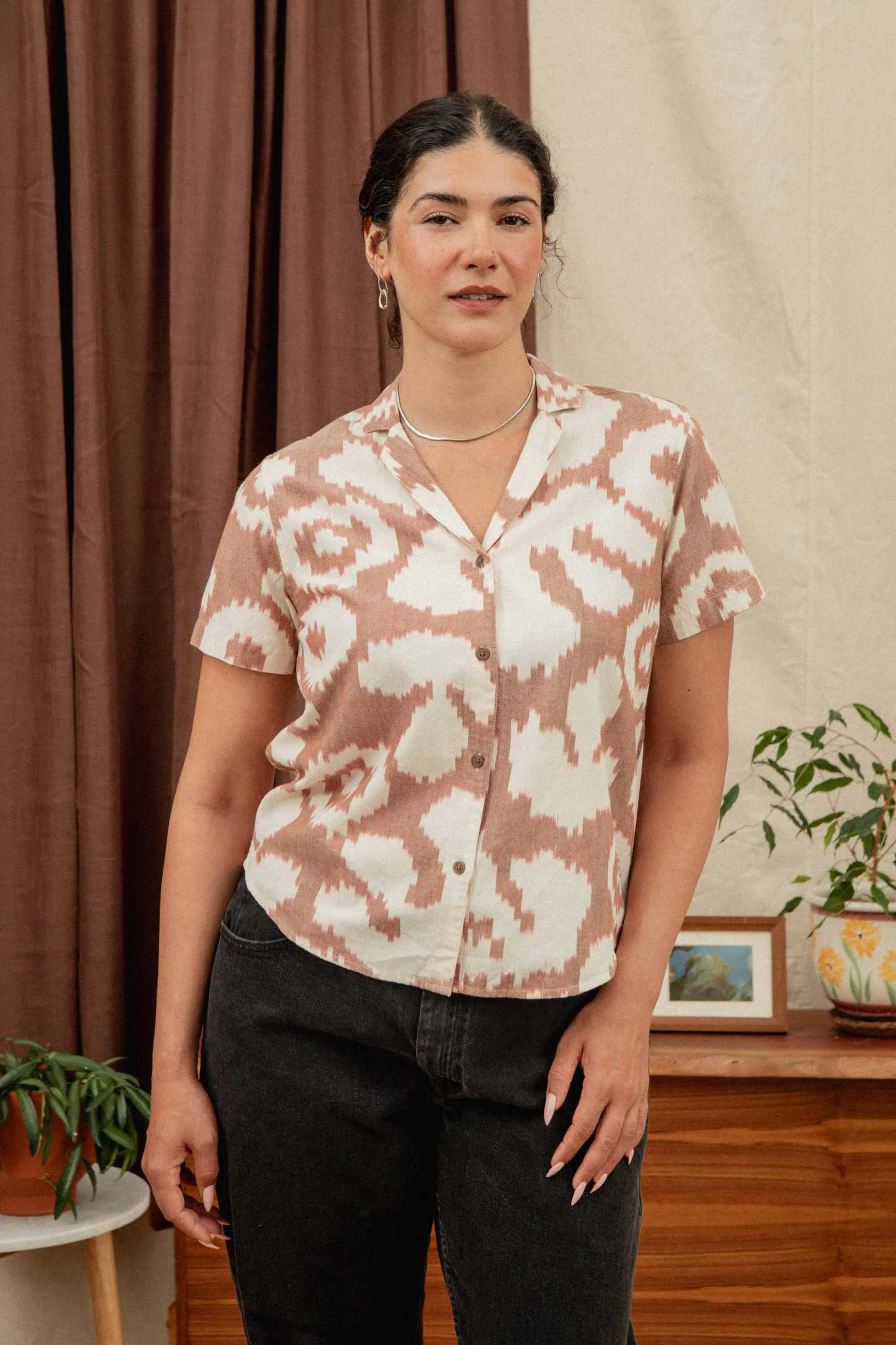 Wren Shirt / Pop Leaf sold by Bridge & Burn product image thumbnail 2