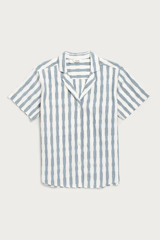 Wren Shirt / Beach Stripe made by Bridge & Burn