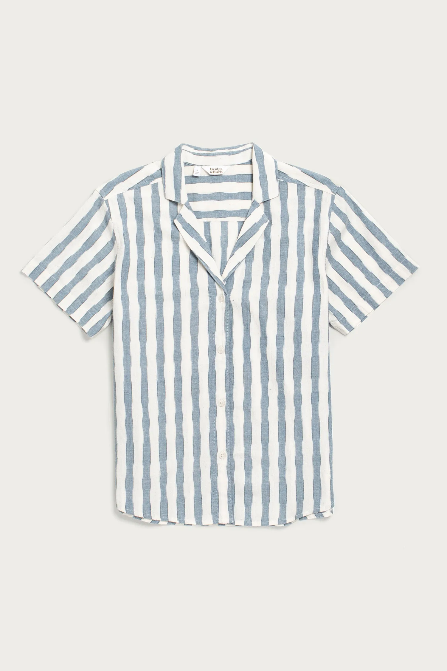 Wren Shirt / Beach Stripe sold by Bridge & Burn