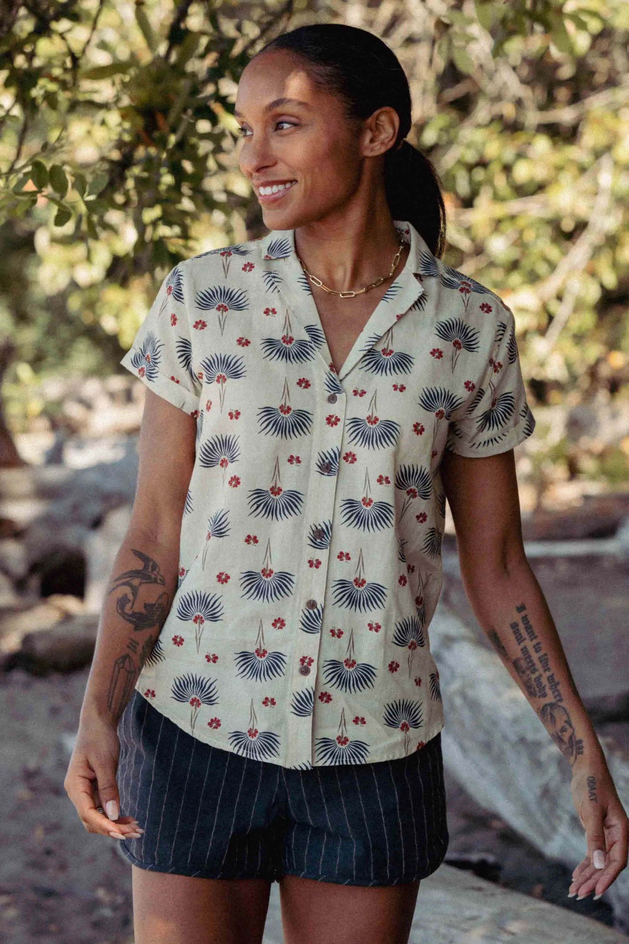 Innes Shirt / Aloha Floral sold by Bridge & Burn product image thumbnail 2