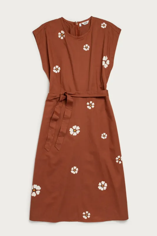 Eloise Dress / Redstone Bloom made by Bridge & Burn