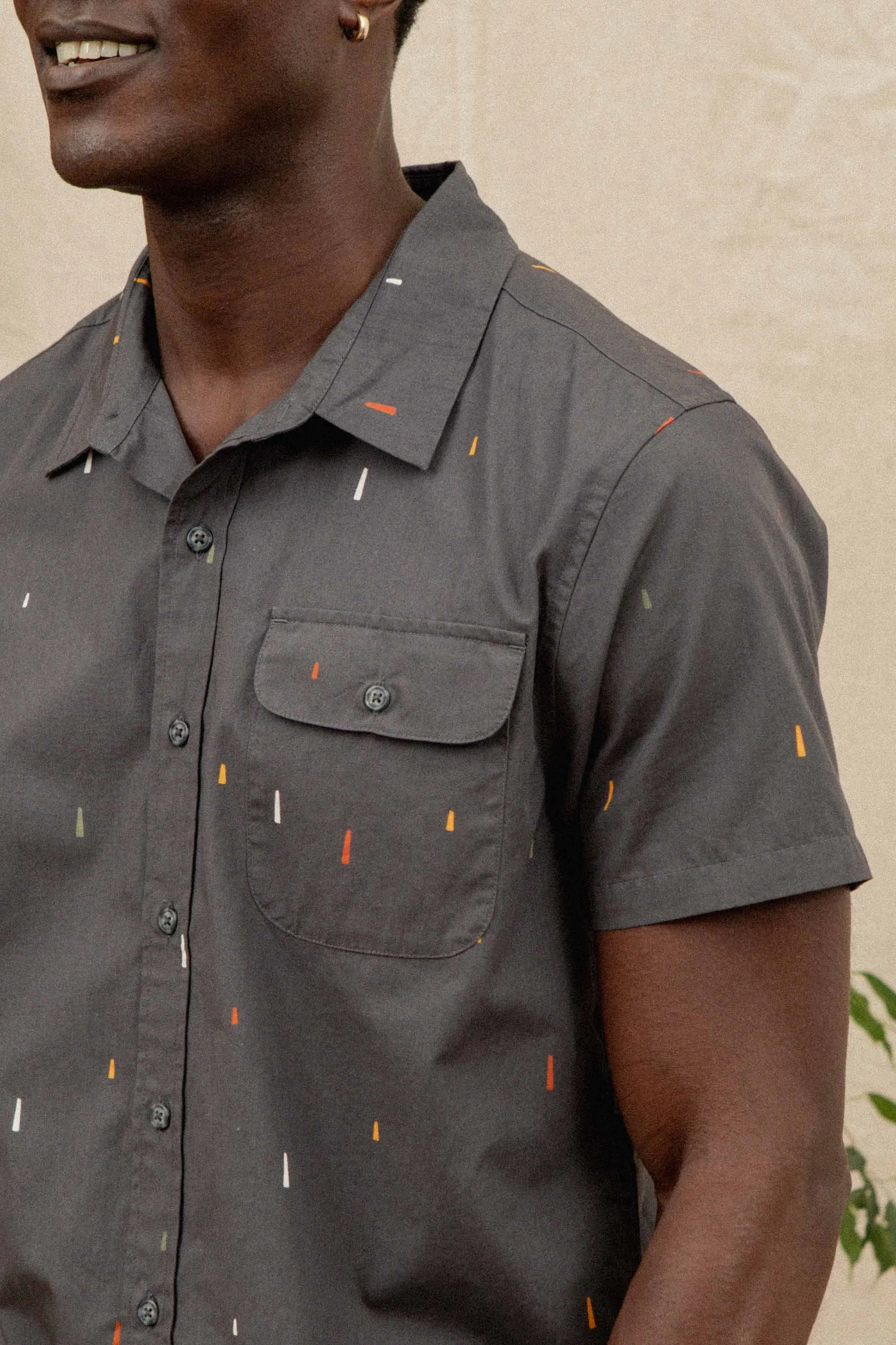 Marten Shirt / Midnight Rain sold by Bridge & Burn product image thumbnail 5