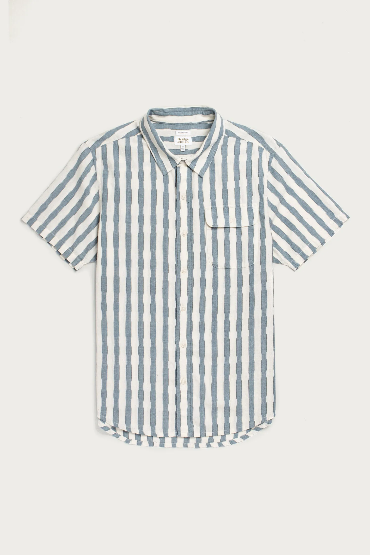 Marten Shirt / Beach Stripe sold by Bridge & Burn