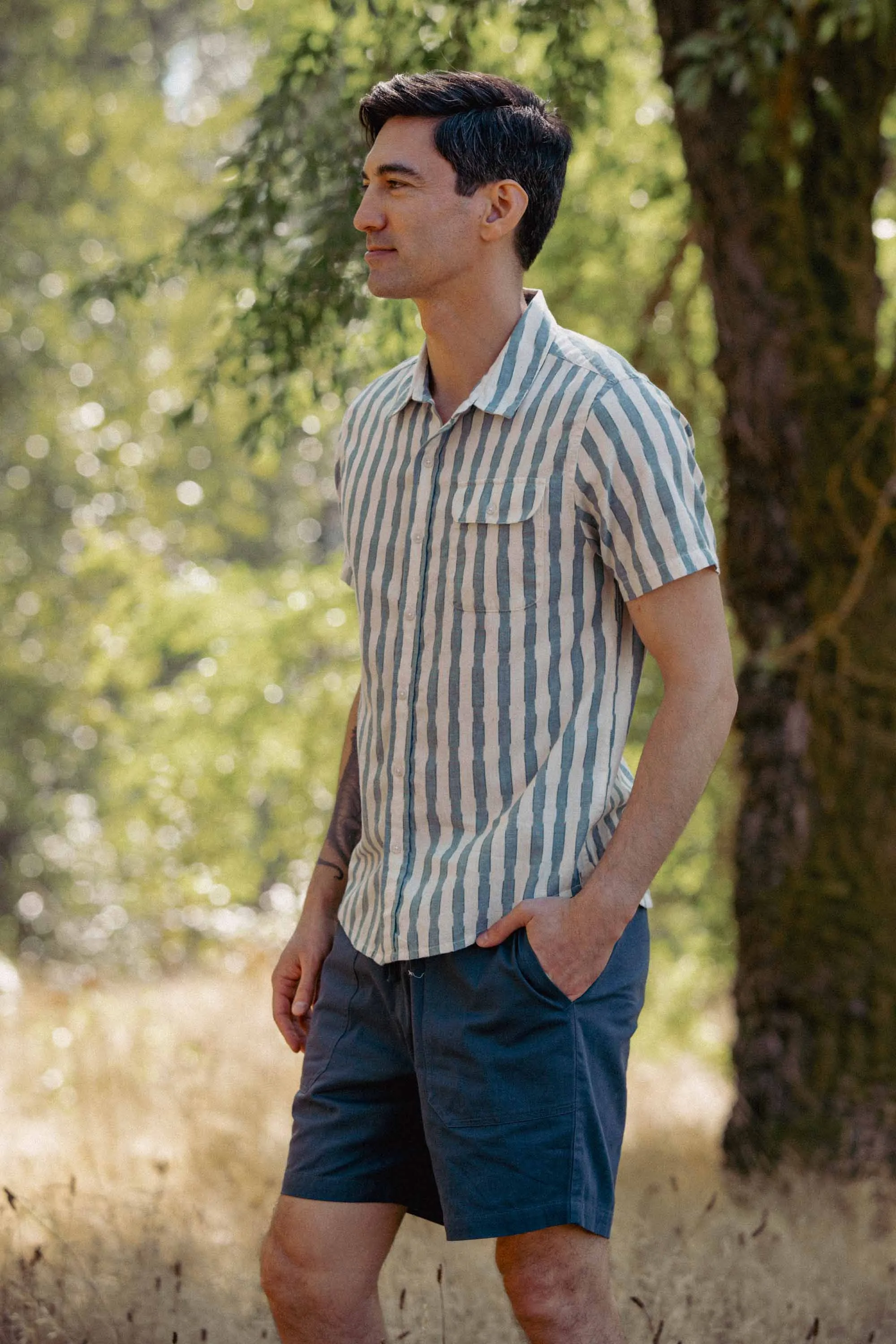 Marten Shirt / Beach Stripe sold by Bridge & Burn product image thumbnail 3