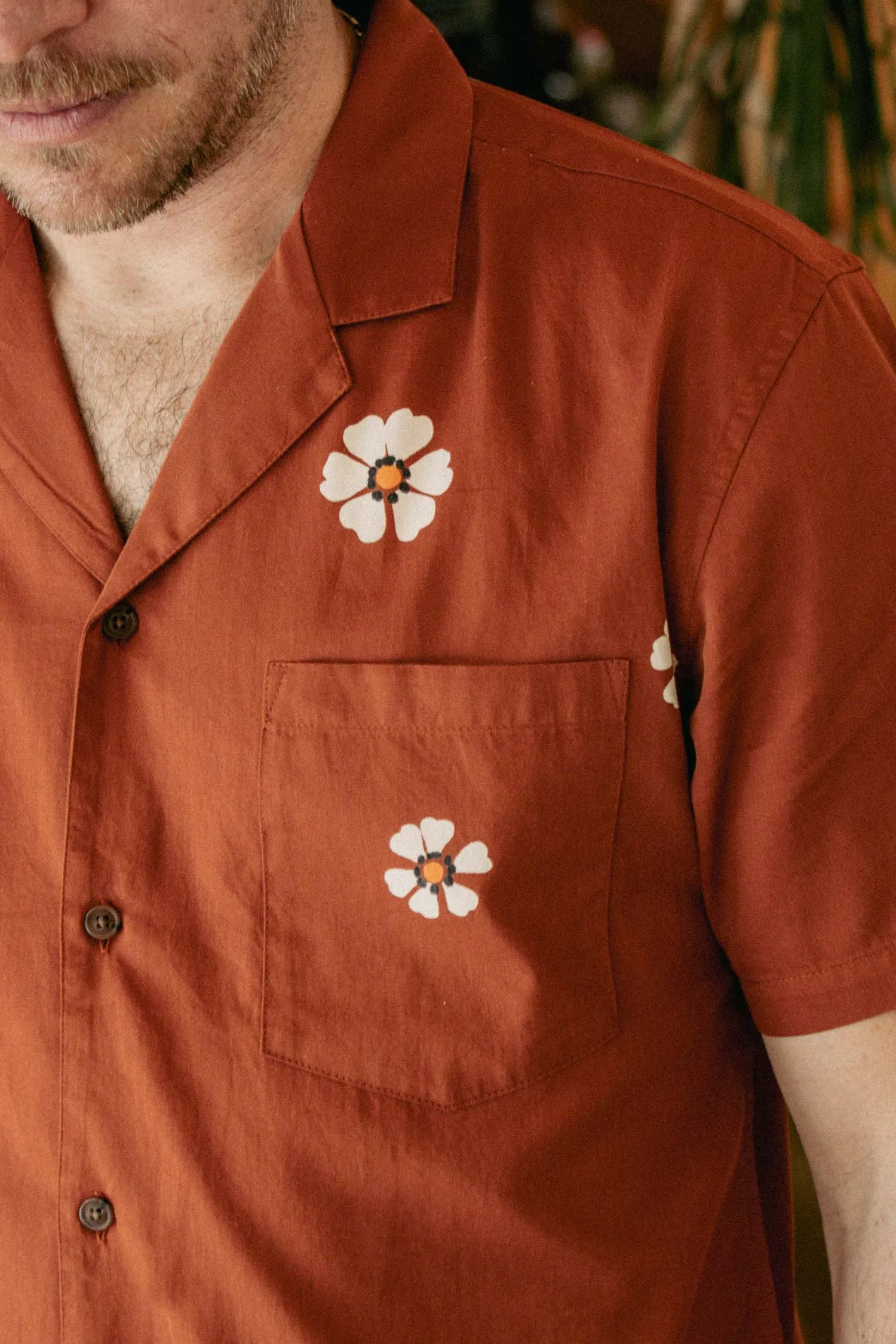 Collins Slim Shirt / Redstone Bloom sold by Bridge & Burn product image thumbnail 4