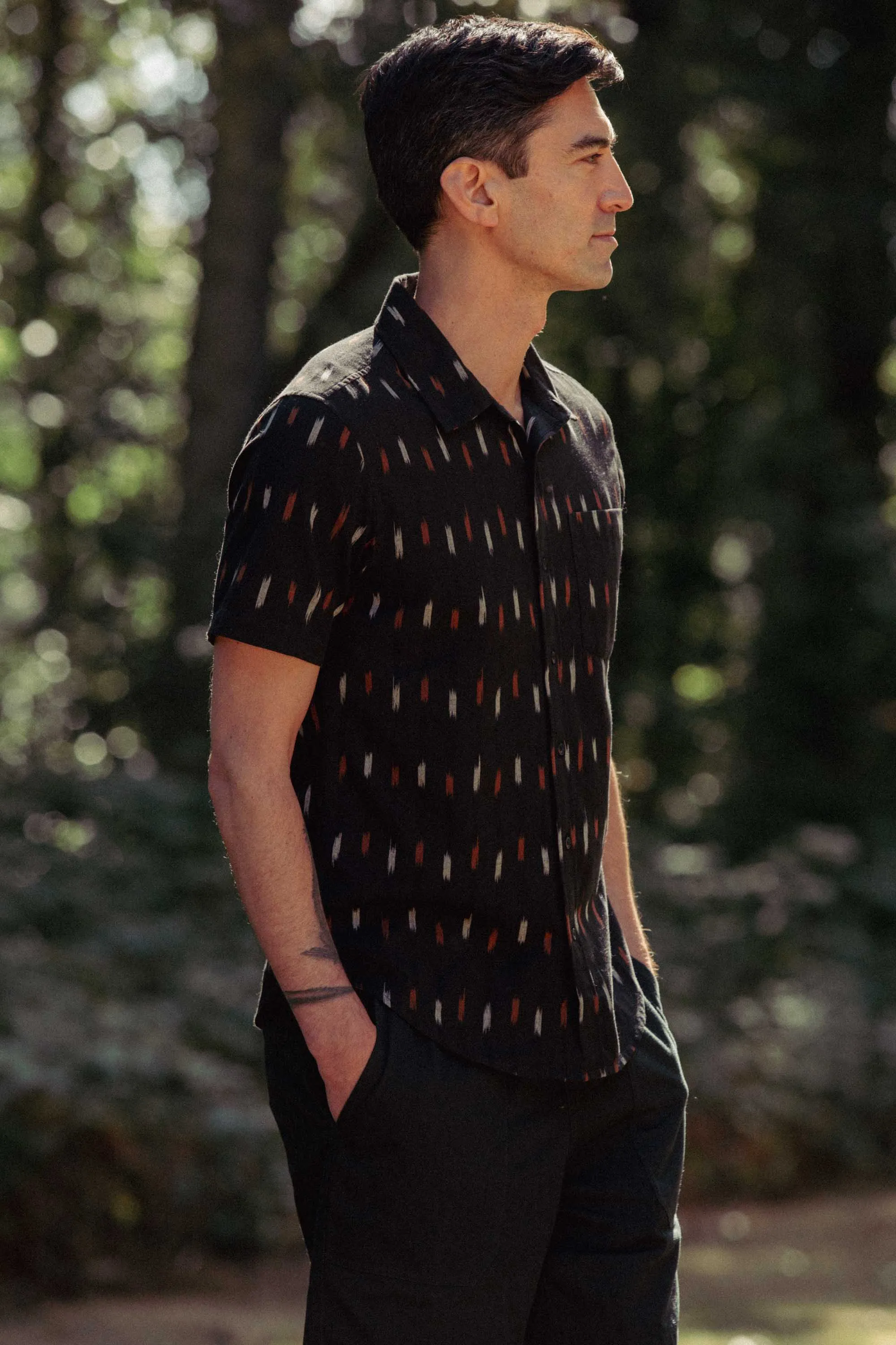 Harbor Slim Shirt / Dotted Horizon sold by Bridge & Burn product image thumbnail 3