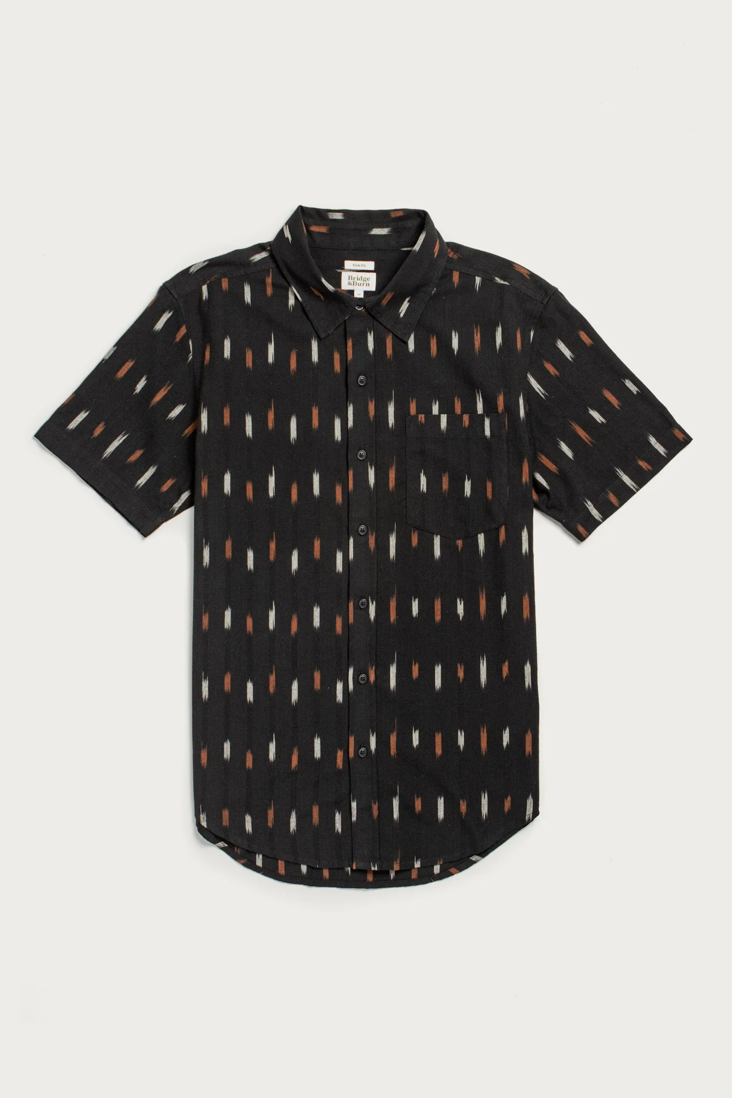 Harbor Slim Shirt / Dotted Horizon sold by Bridge & Burn