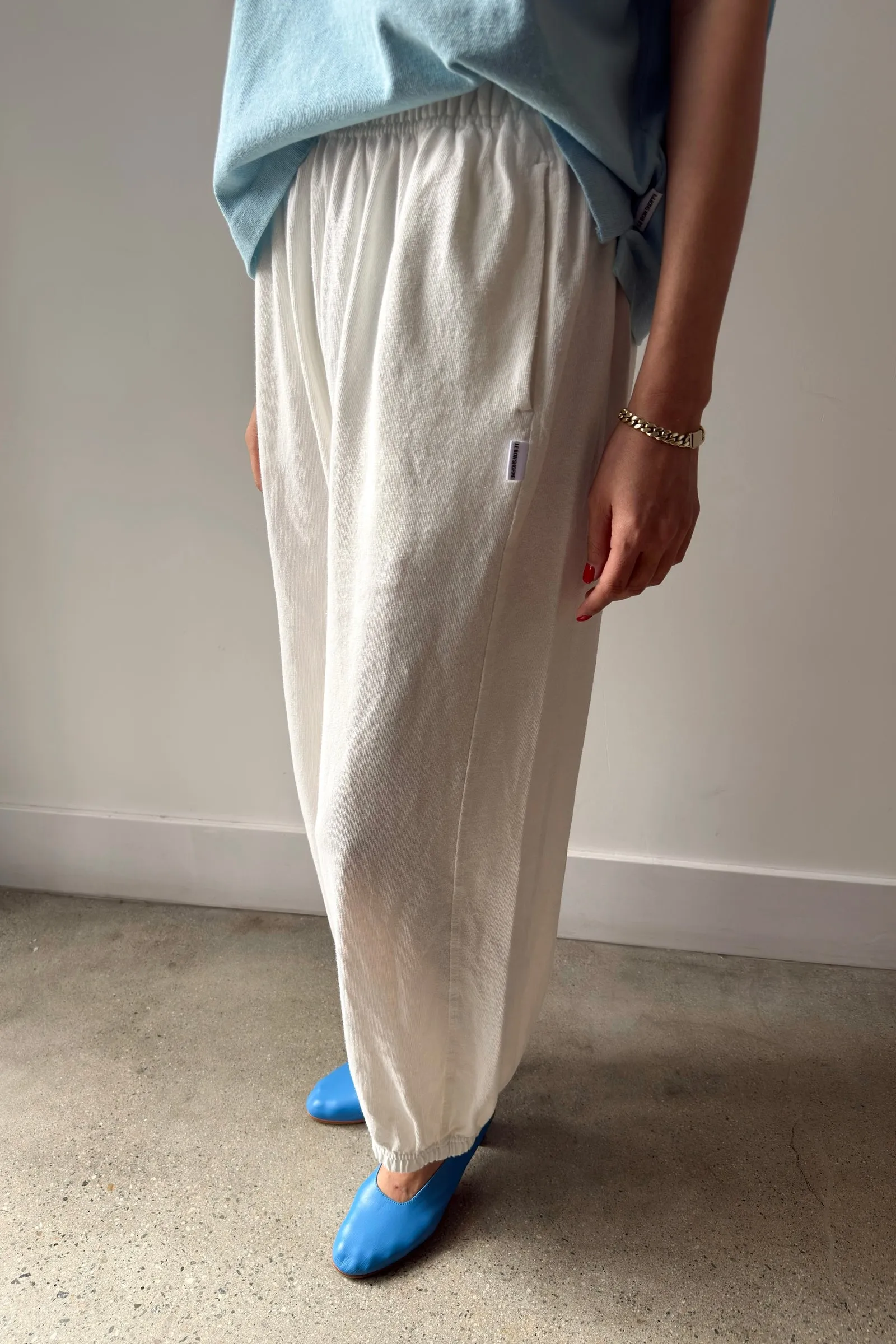 Le Bon Shoppe - Balloon Pant / White Cotton sold by Bridge & Burn product image thumbnail 4