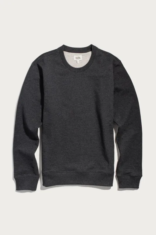 Hayden Crew Sweatshirt / Graphite made by Bridge & Burn
