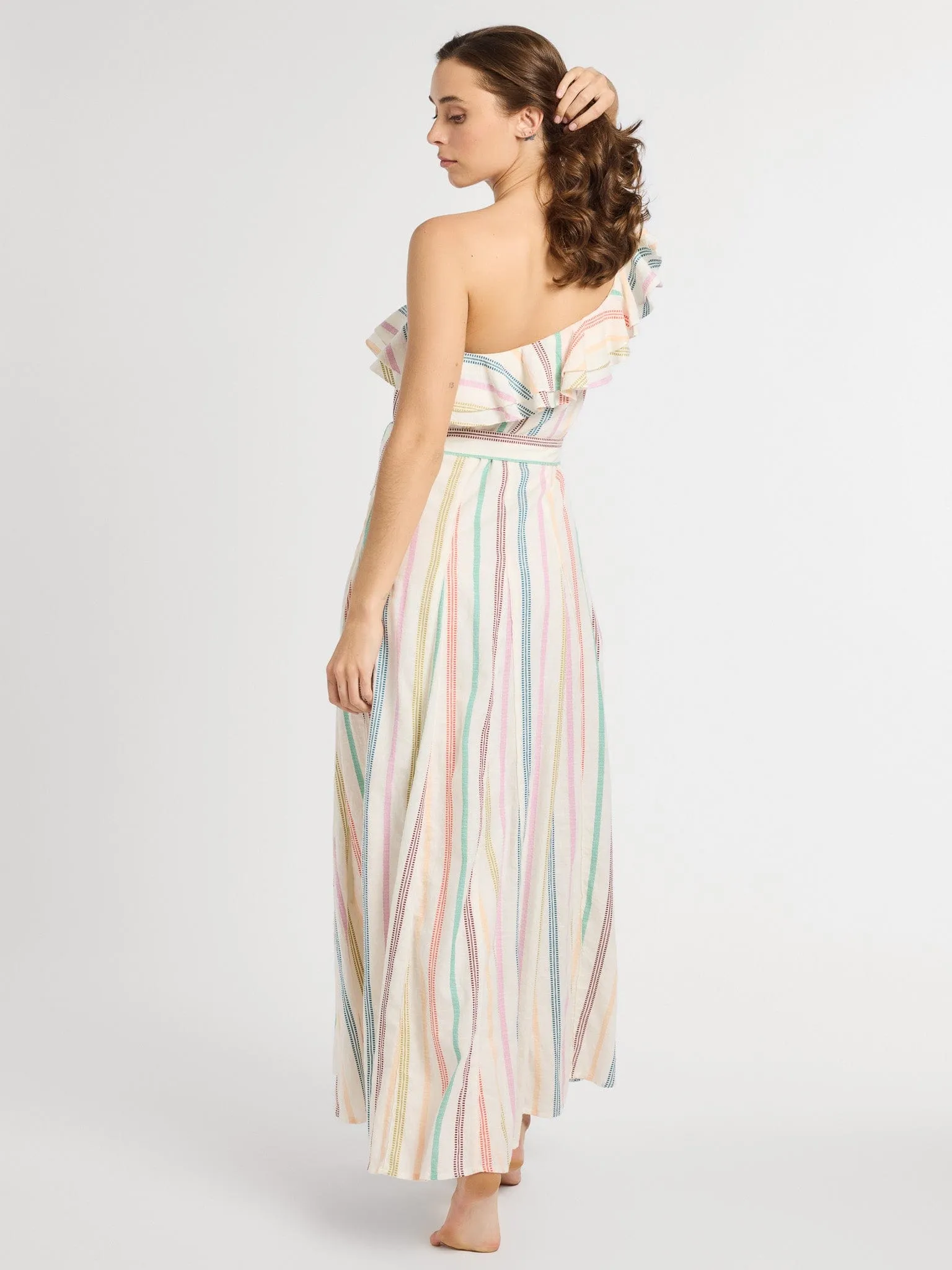 Yvonne Dress in Mallorca Stripe sold by MILLE product image thumbnail 4